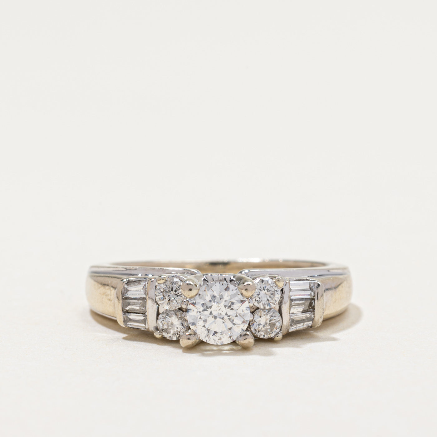 14k Diamond Accented Engagement Ring | 0.82ctw | SZ 5