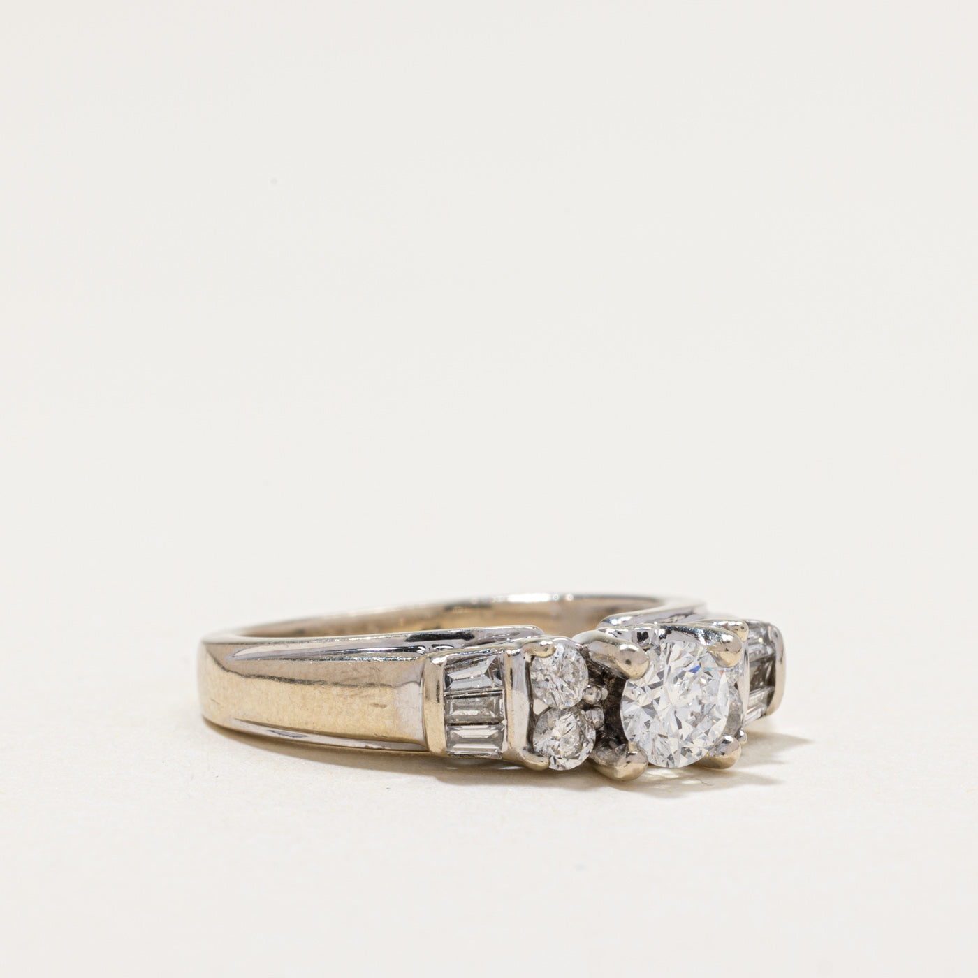 14k Diamond Accented Engagement Ring | 0.82ctw | SZ 5
