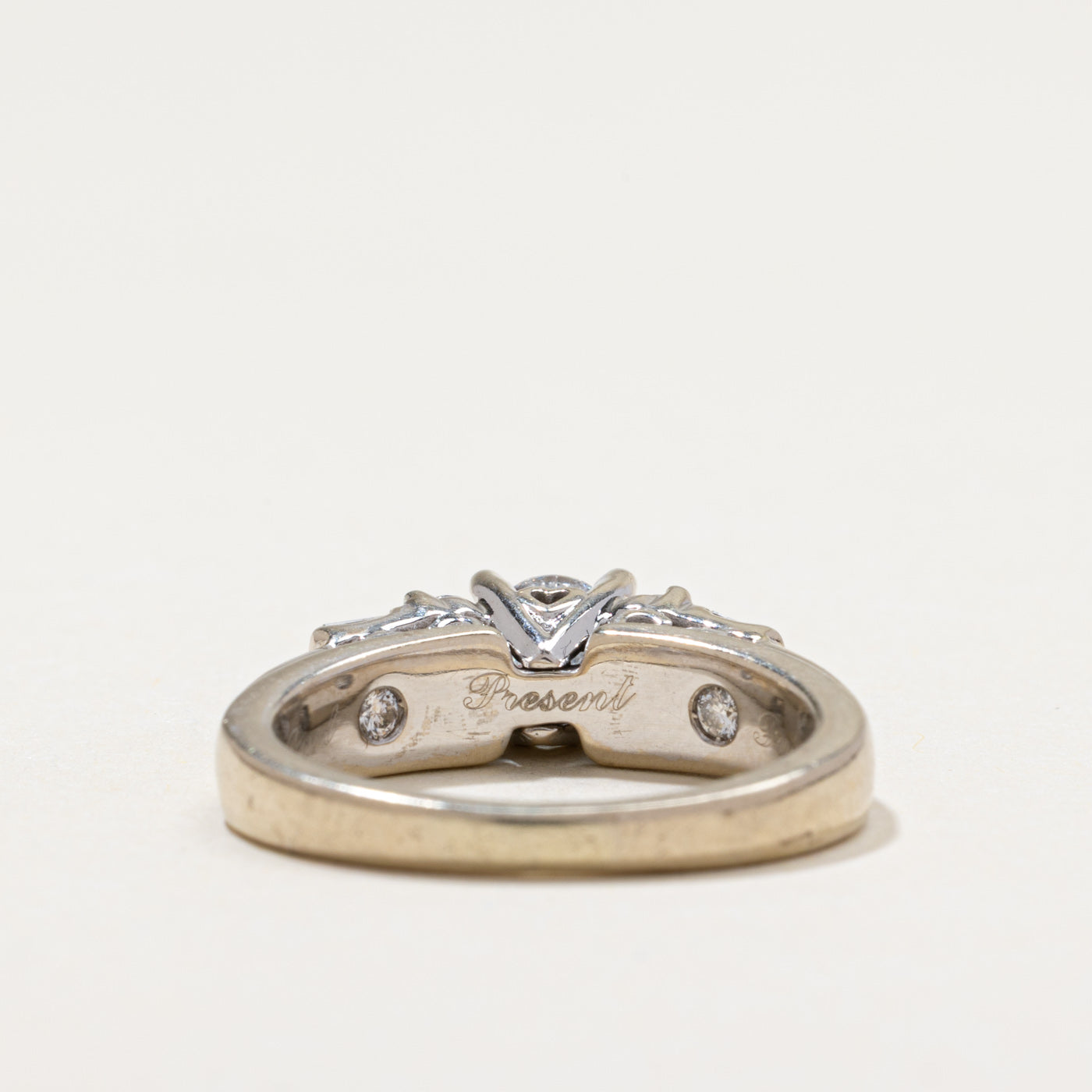 14k Diamond Accented Engagement Ring | 0.82ctw | SZ 5