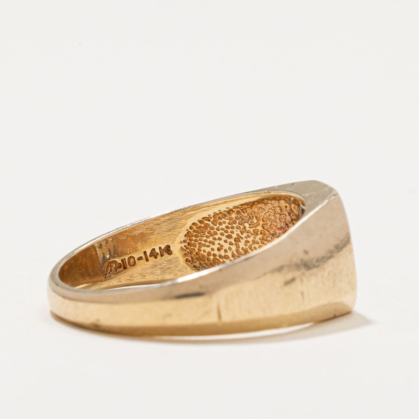 Diamond Cluster Signet Ring | 0.18ctw | SZ 9.25