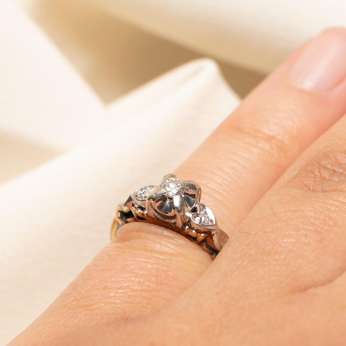 Vintage Diamond Ring | 0.13ctw | SZ 3.5
