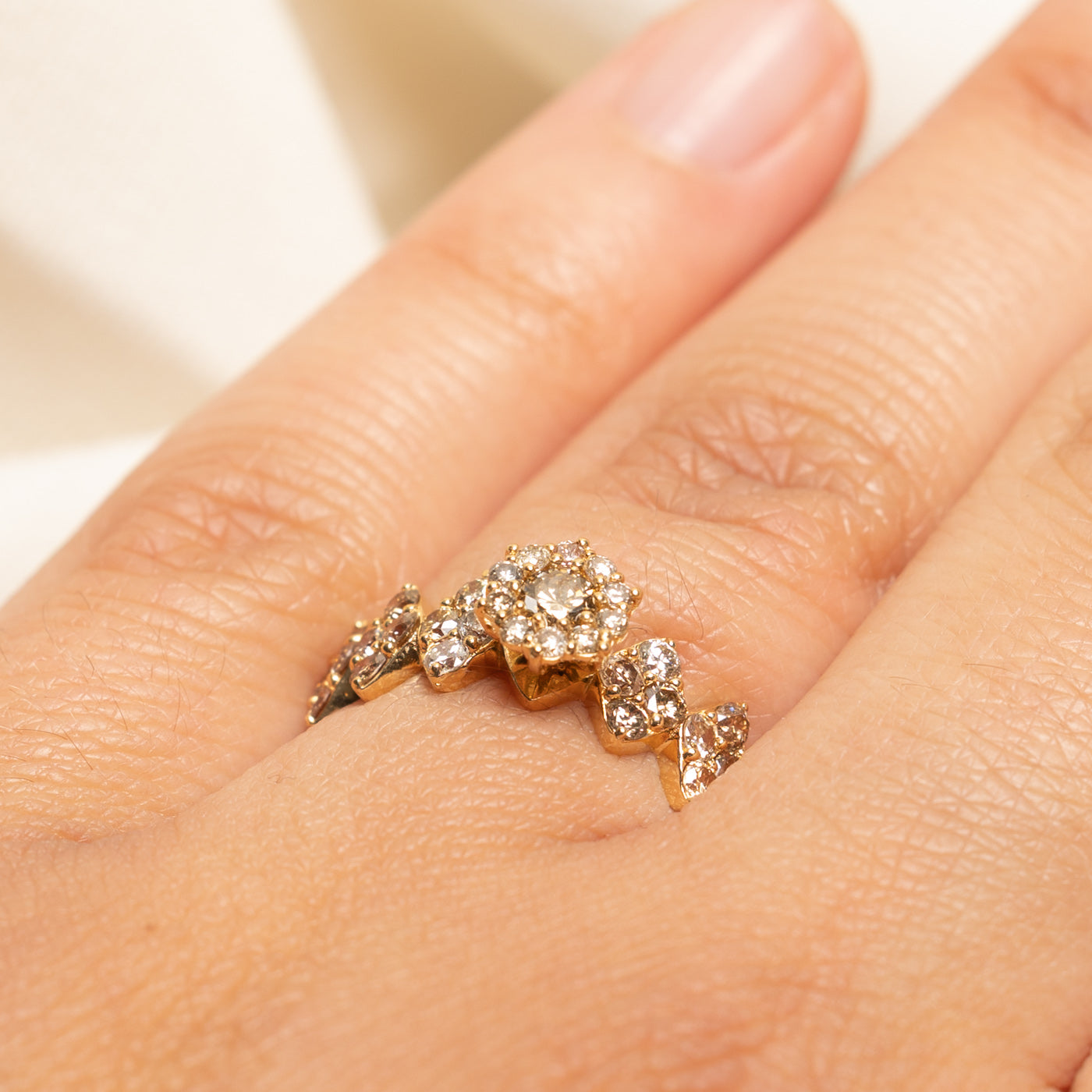 18k Multi Cluster Diamond Ring | 1.00ctw | SZ 6