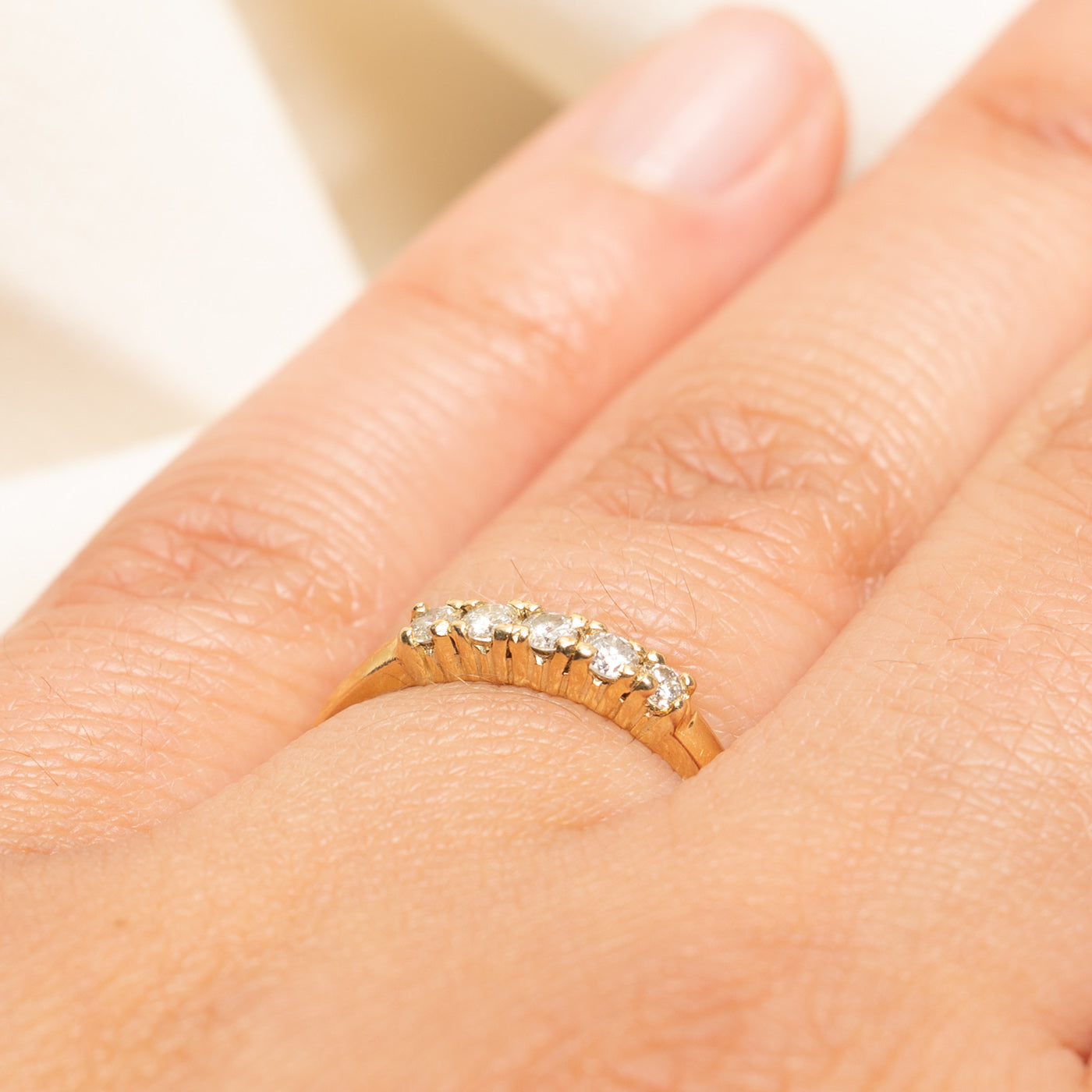 Five Stone Diamond Ring | 0.19ctw | SZ 6.75