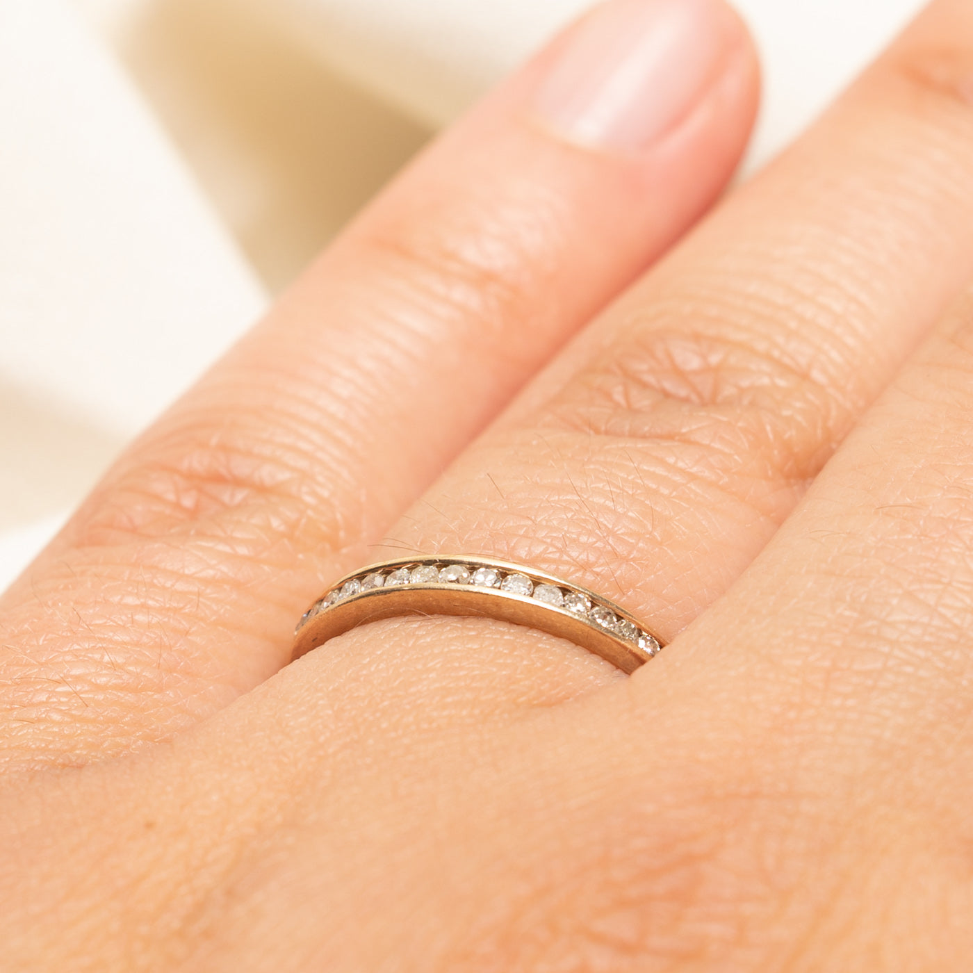 Semi Eternity Channel Set Diamond Band | 0.17ctw | SZ 7.25