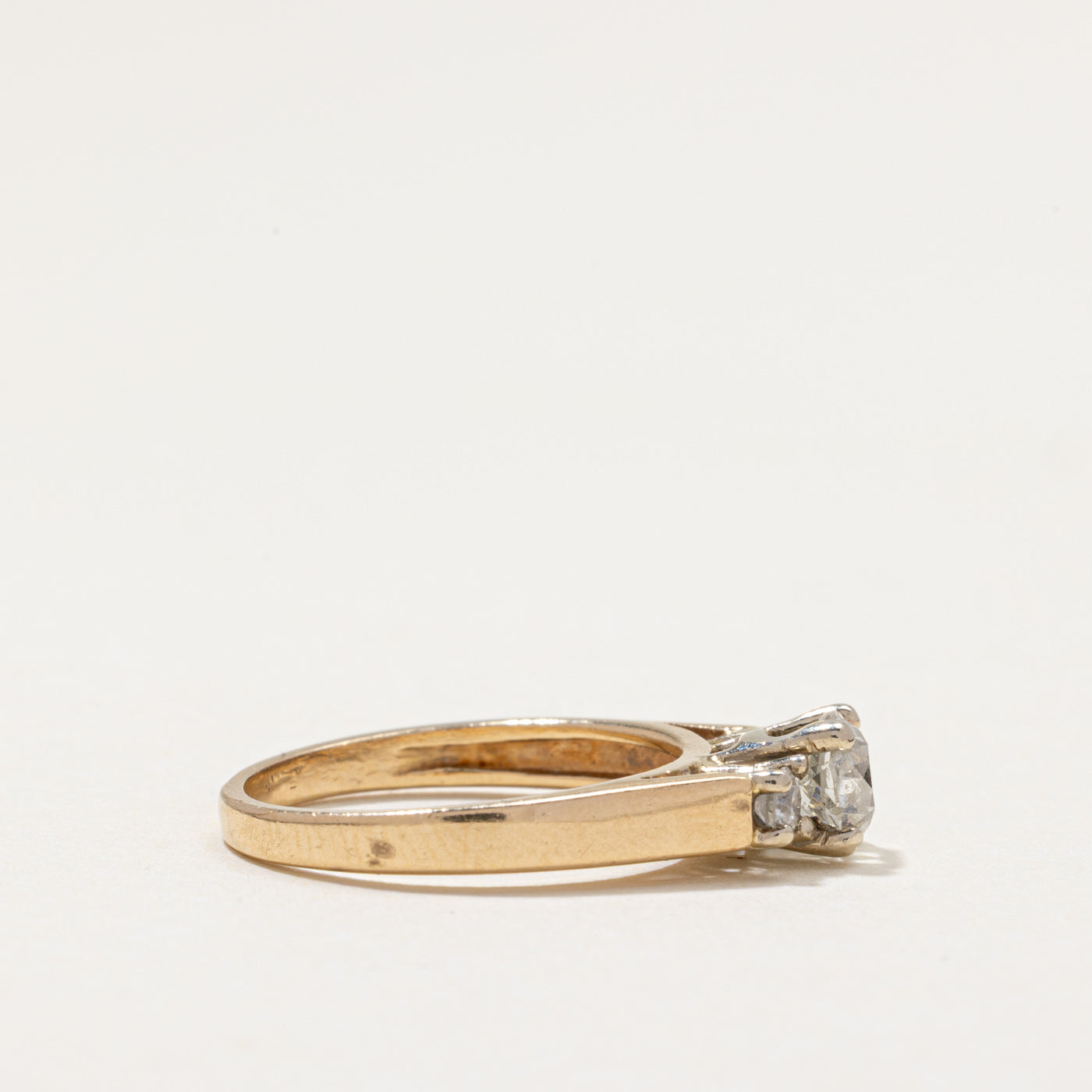 14k Old European Cut Diamond Engagement Ring | 0.75ctw | SZ 5.25