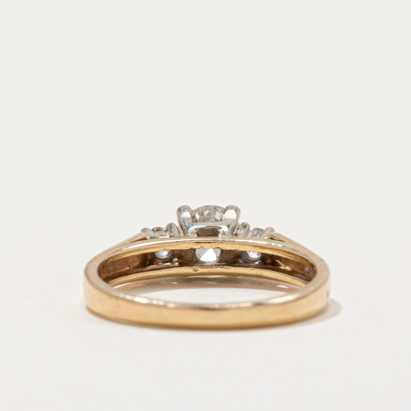 14k Old European Cut Diamond Engagement Ring | 0.75ctw | SZ 5.25