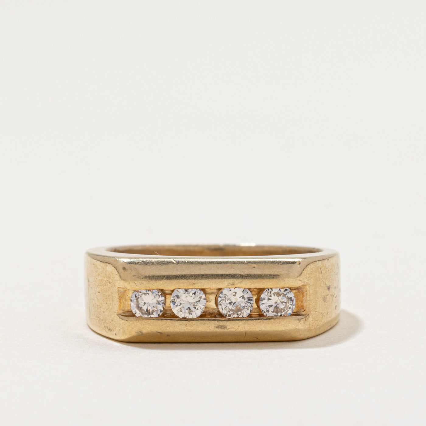Four Stone Diamond Chunky Ring | 8.15ctw | SZ 7