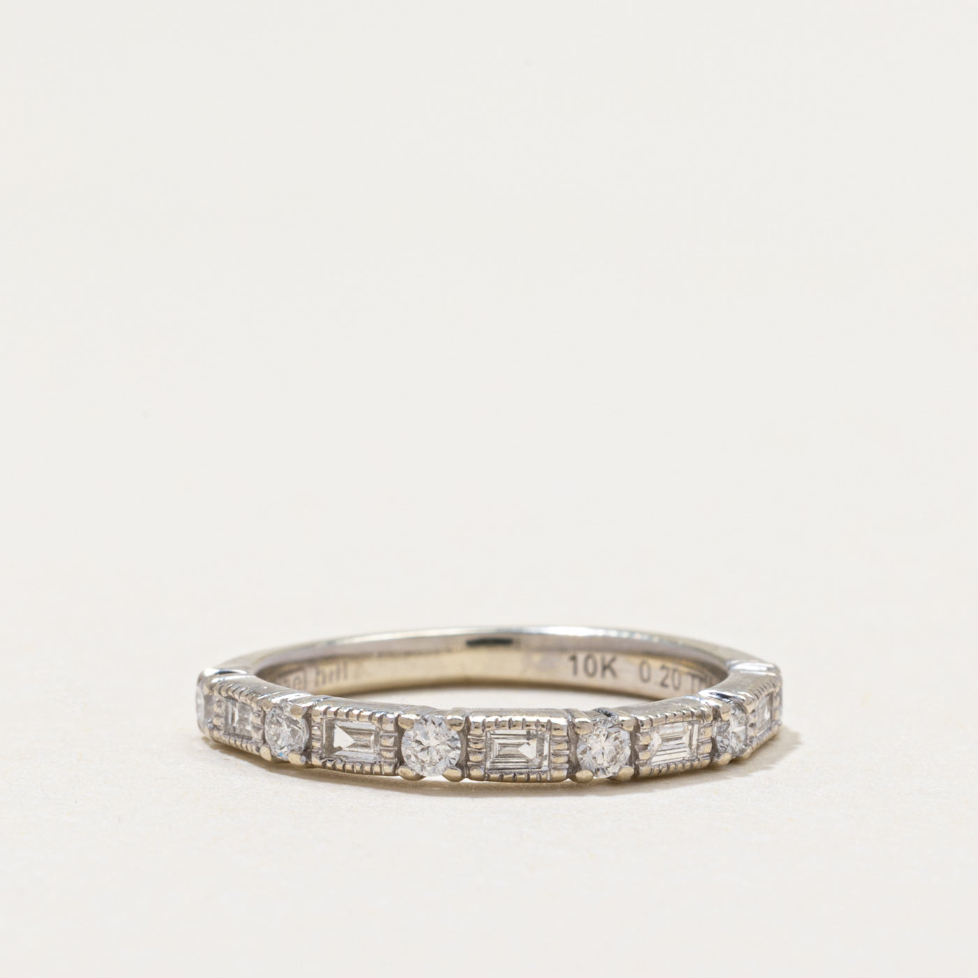 'Michael Hill' Semi Eternity Multi Cut Diamond Band | 0.20ctw | SZ 3.25