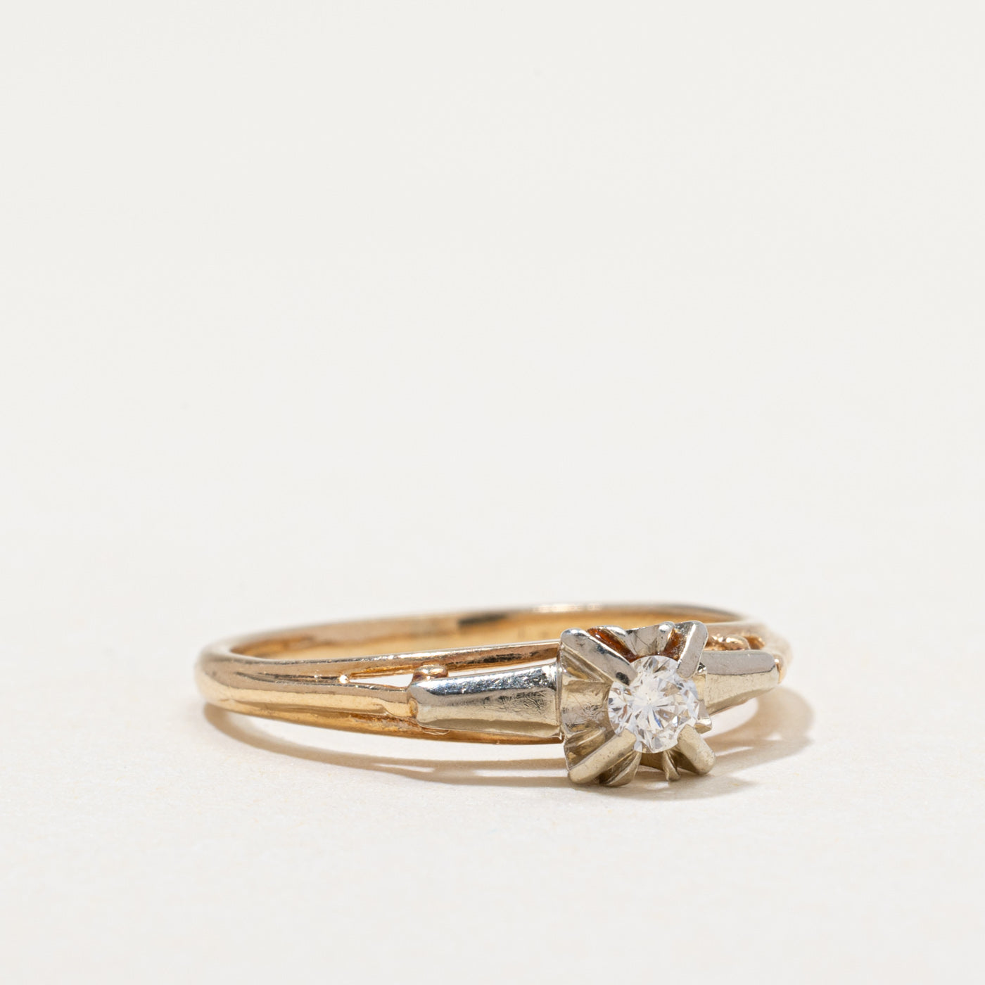 Solitaire Diamond Ring | 0.10ct | SZ 6.25