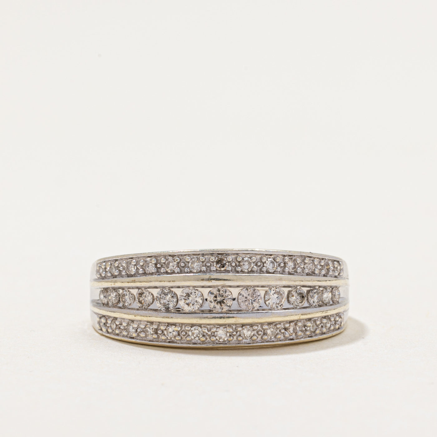 Multi Row Diamond Ring | 0.34ctw | SZ 7.5