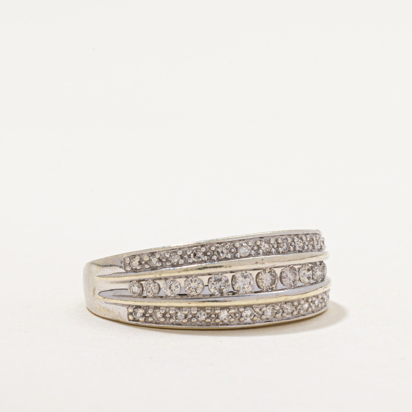 Multi Row Diamond Ring | 0.34ctw | SZ 7.5