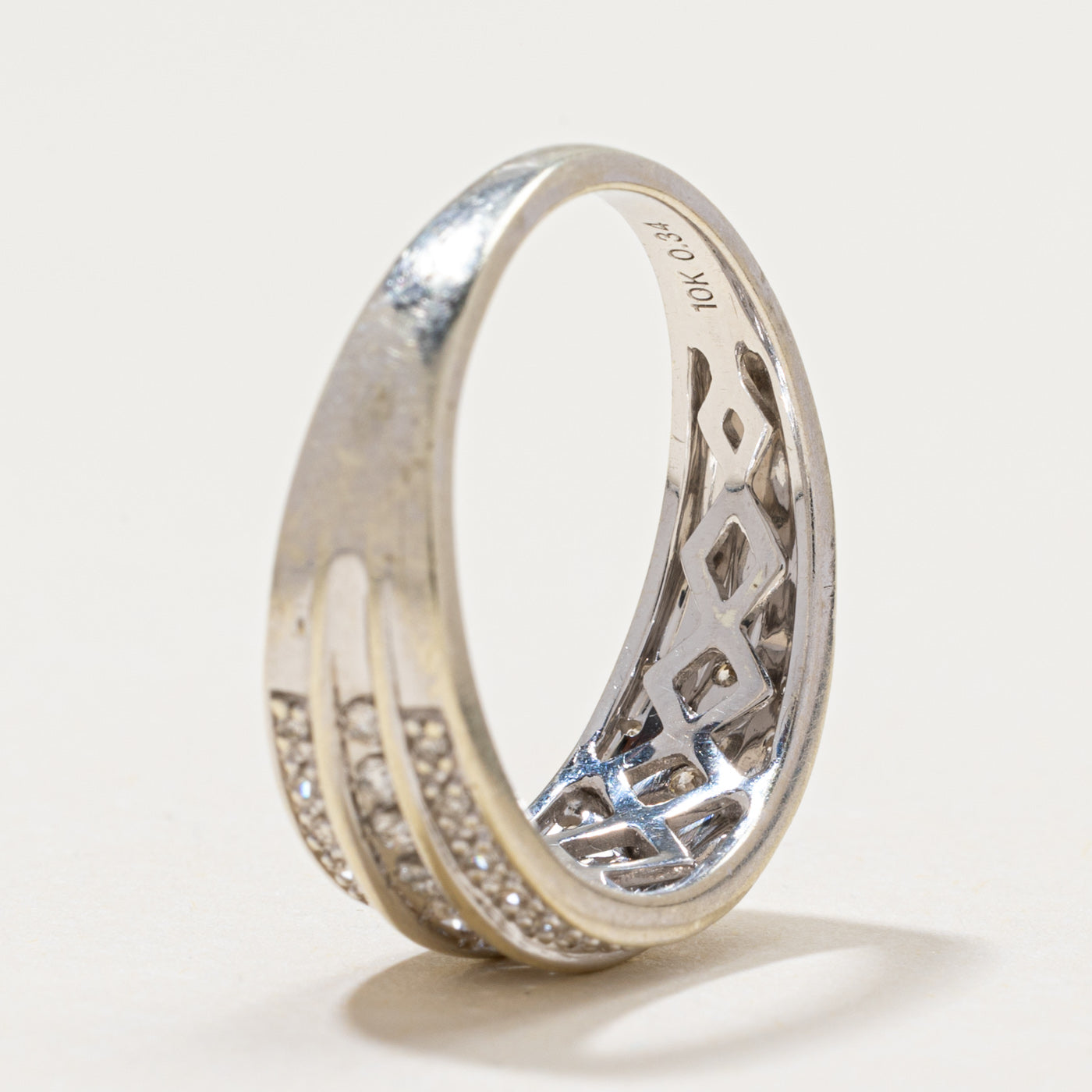 Multi Row Diamond Ring | 0.34ctw | SZ 7.5
