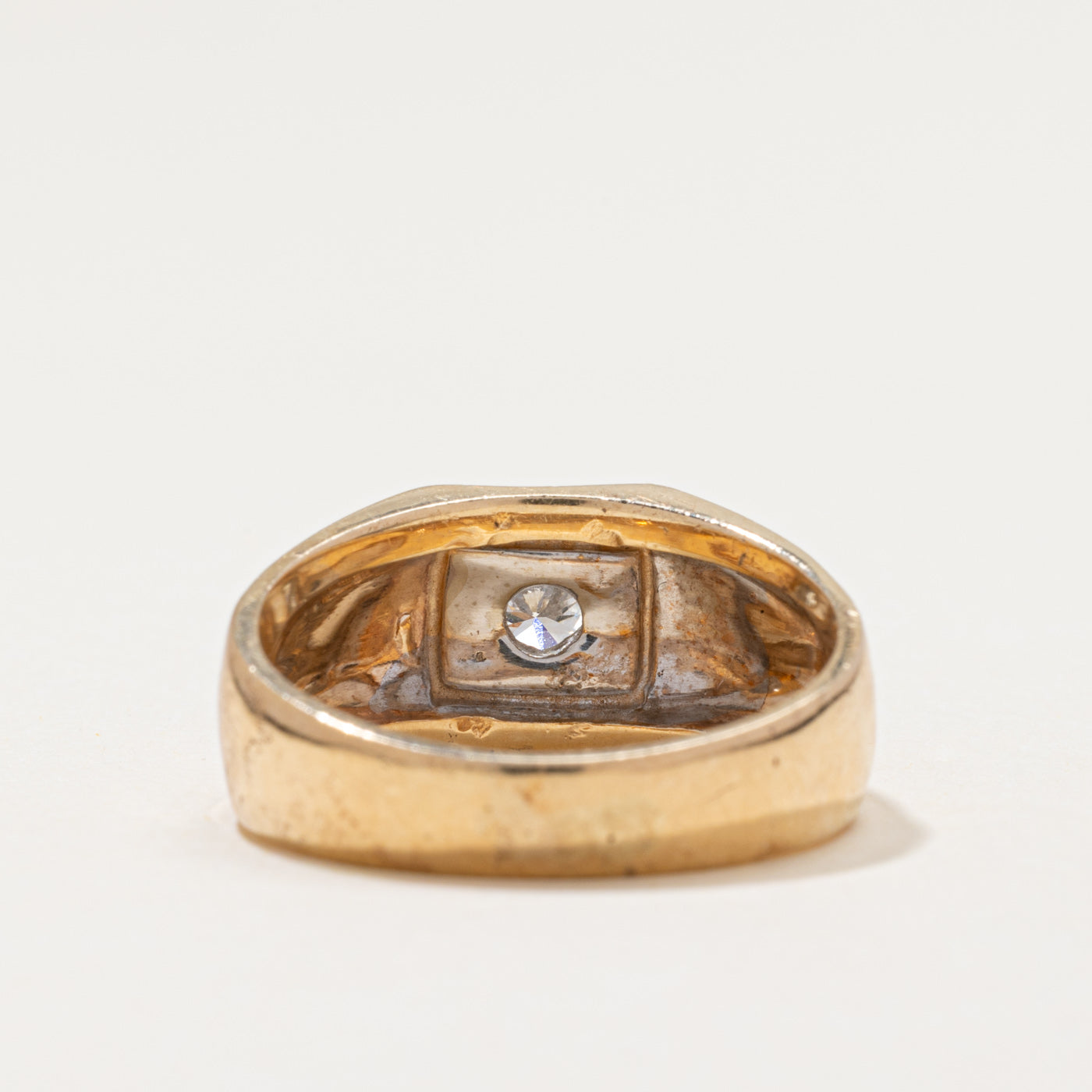 Solitaire Diamond Chunky Ring | 0.30ct | SZ 9.5