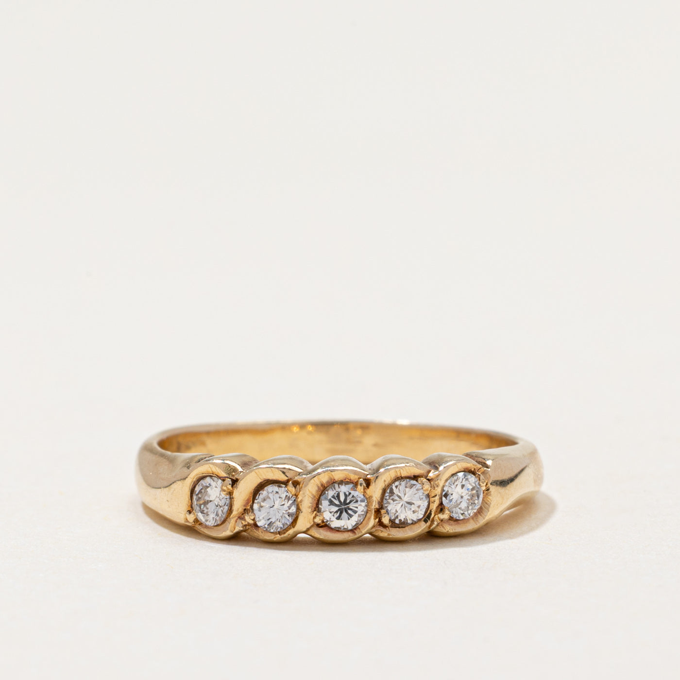 Five Stone Diamond Ring | 0.14ctw | SZ 5