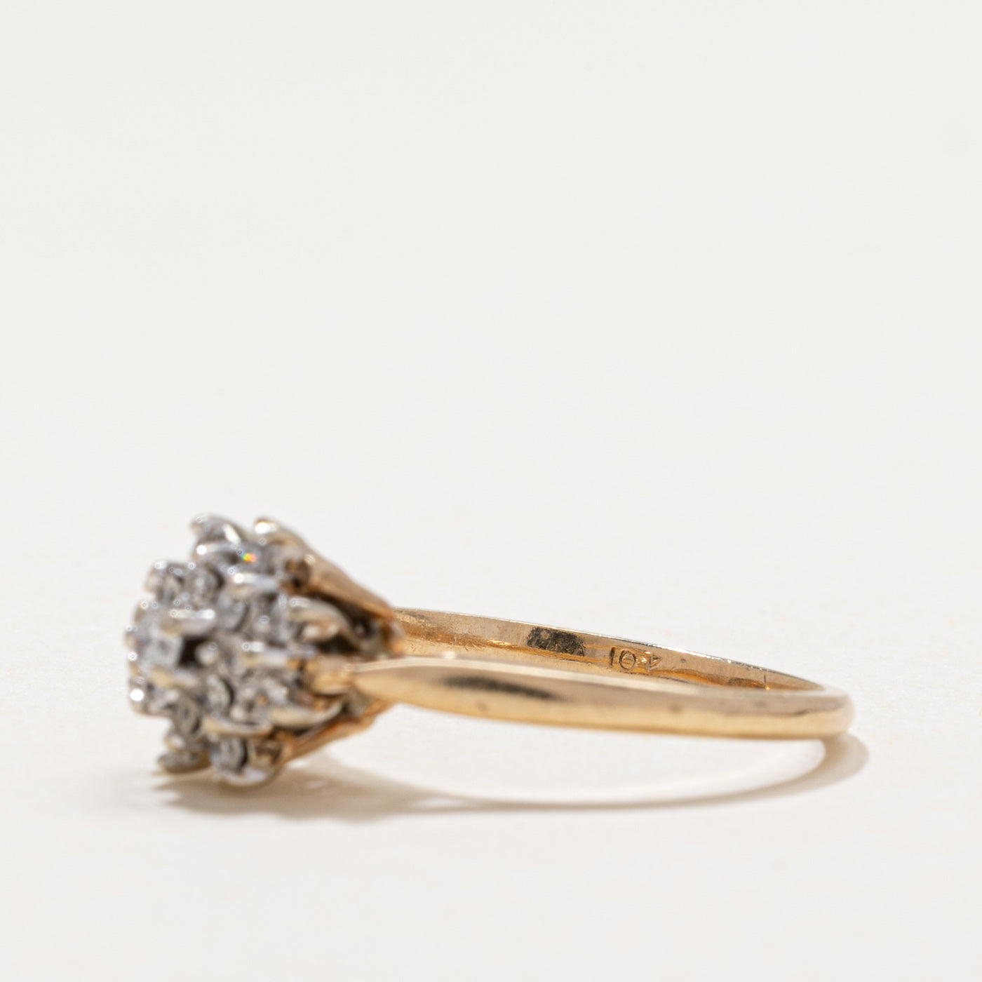 Diamond Cluster Ring | 0.25ctw | SZ 7.25