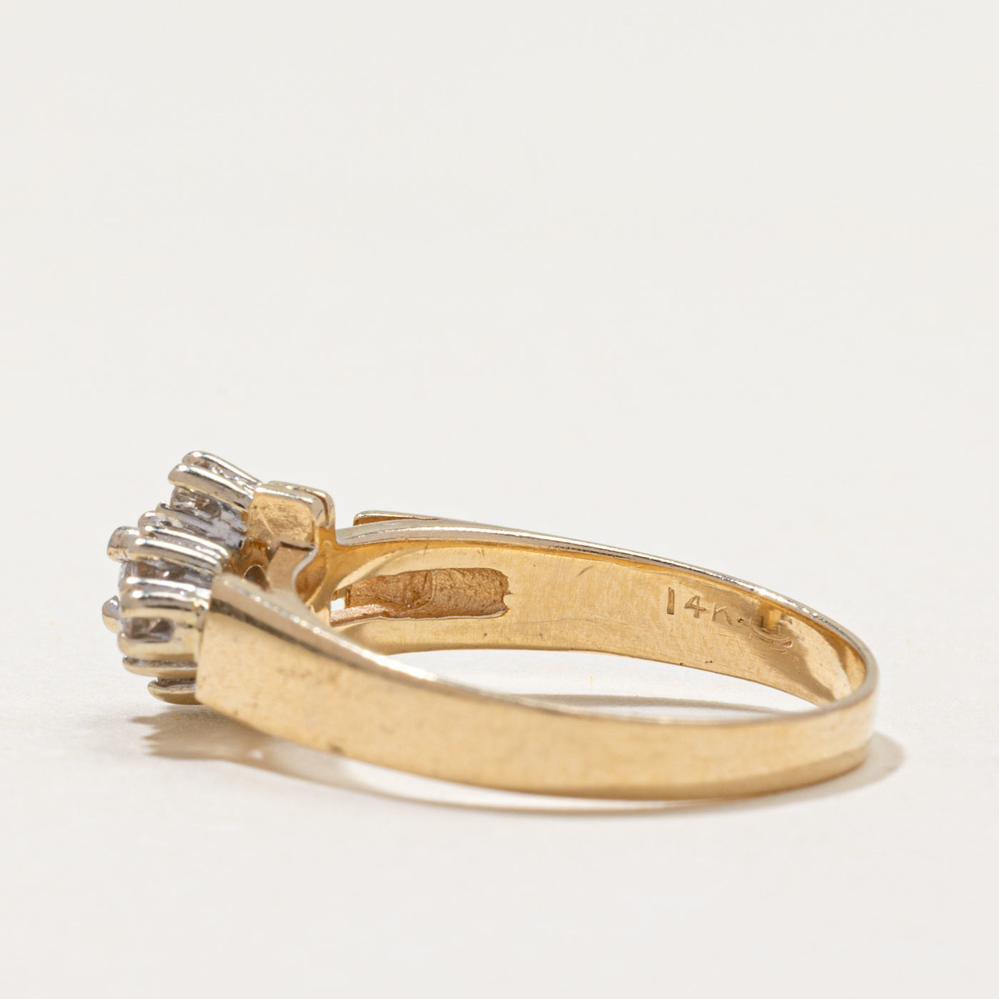 Diamond Cluster Cocktail Ring | 0.31ctw | SZ 6.25