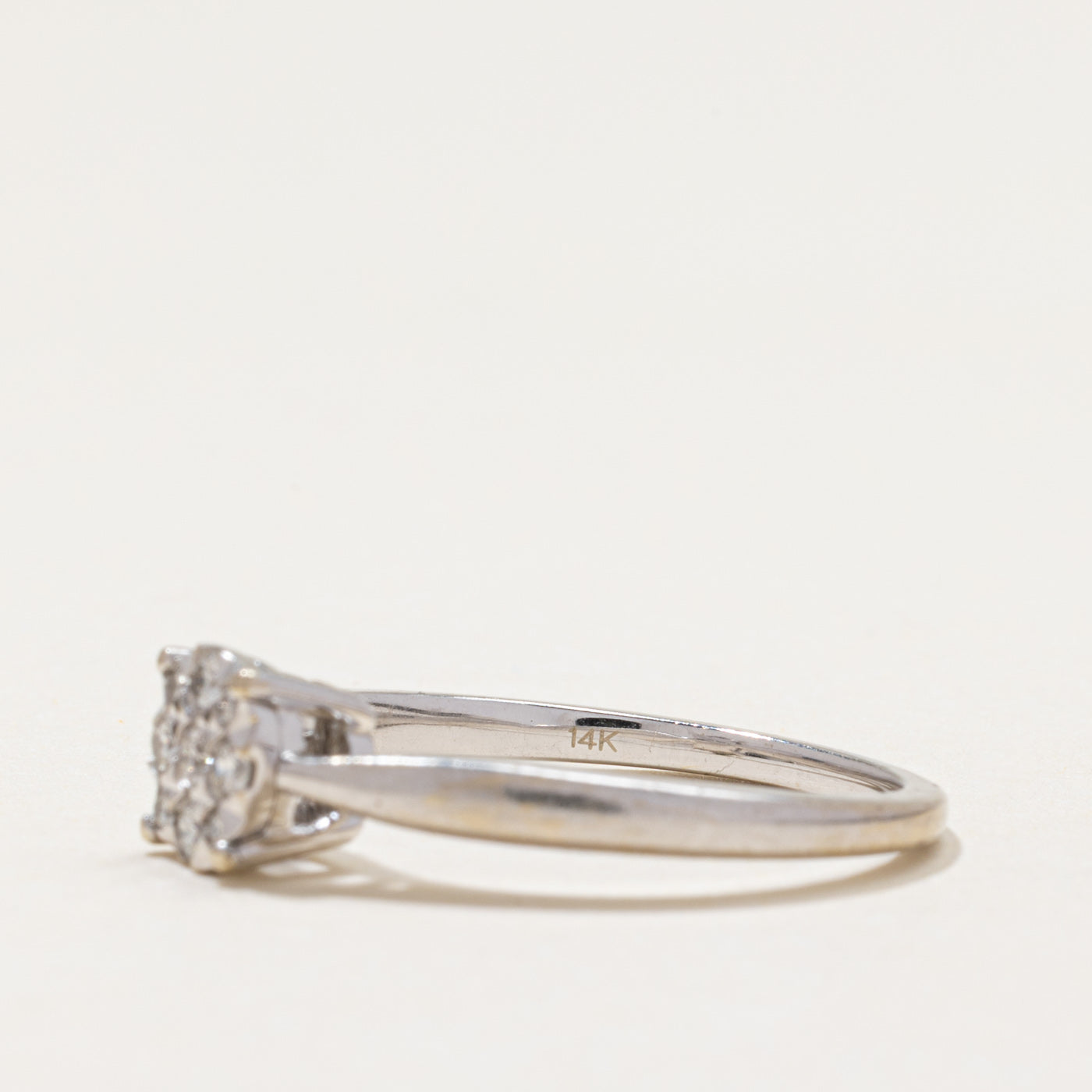 Diamond Round Cluster Ring | 0.17ctw | SZ 7