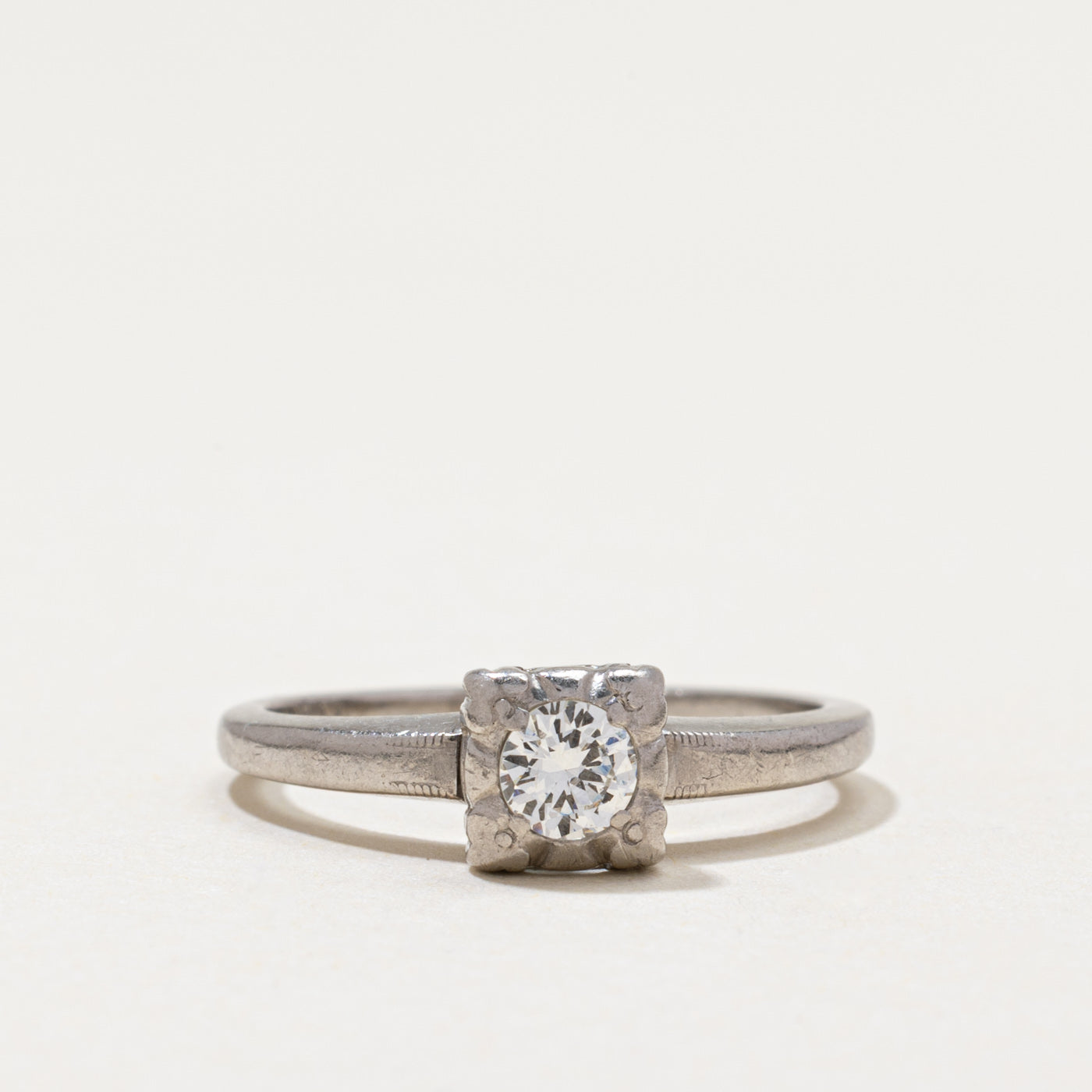 Solitaire Diamond Ring | 0.22ct | SZ 5.75