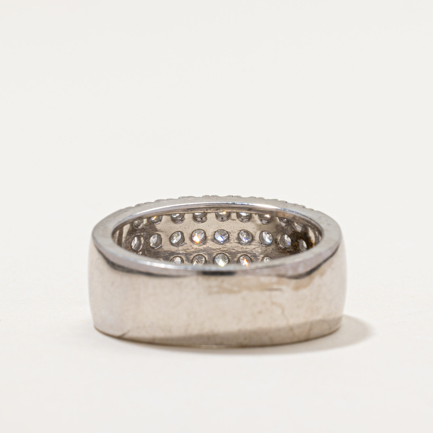 Diamond Grid Cigar Band | 0.94ctw | SZ 6.75