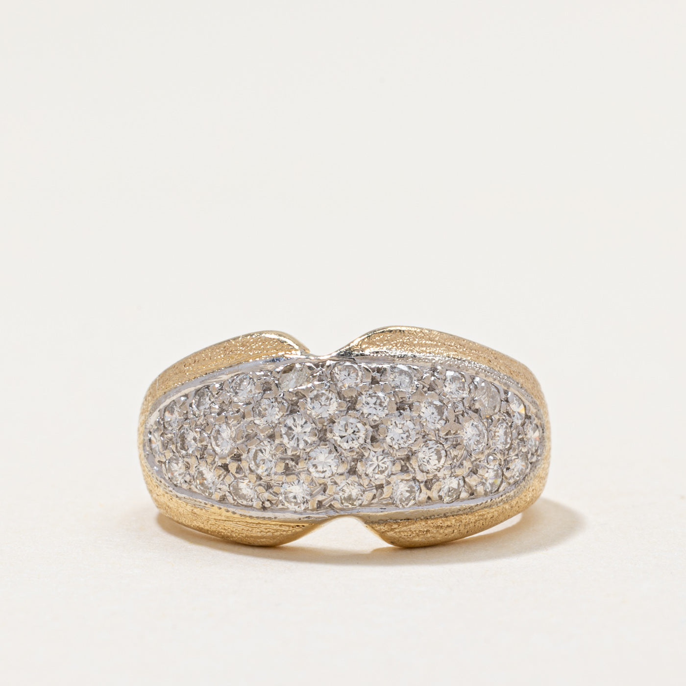 Pavé Set Diamond Chunky Cocktail Ring | 0.60ctw | SZ 5.5