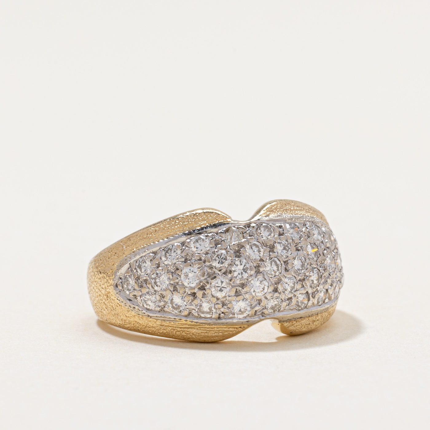 Pavé Set Diamond Chunky Cocktail Ring | 0.60ctw | SZ 5.5