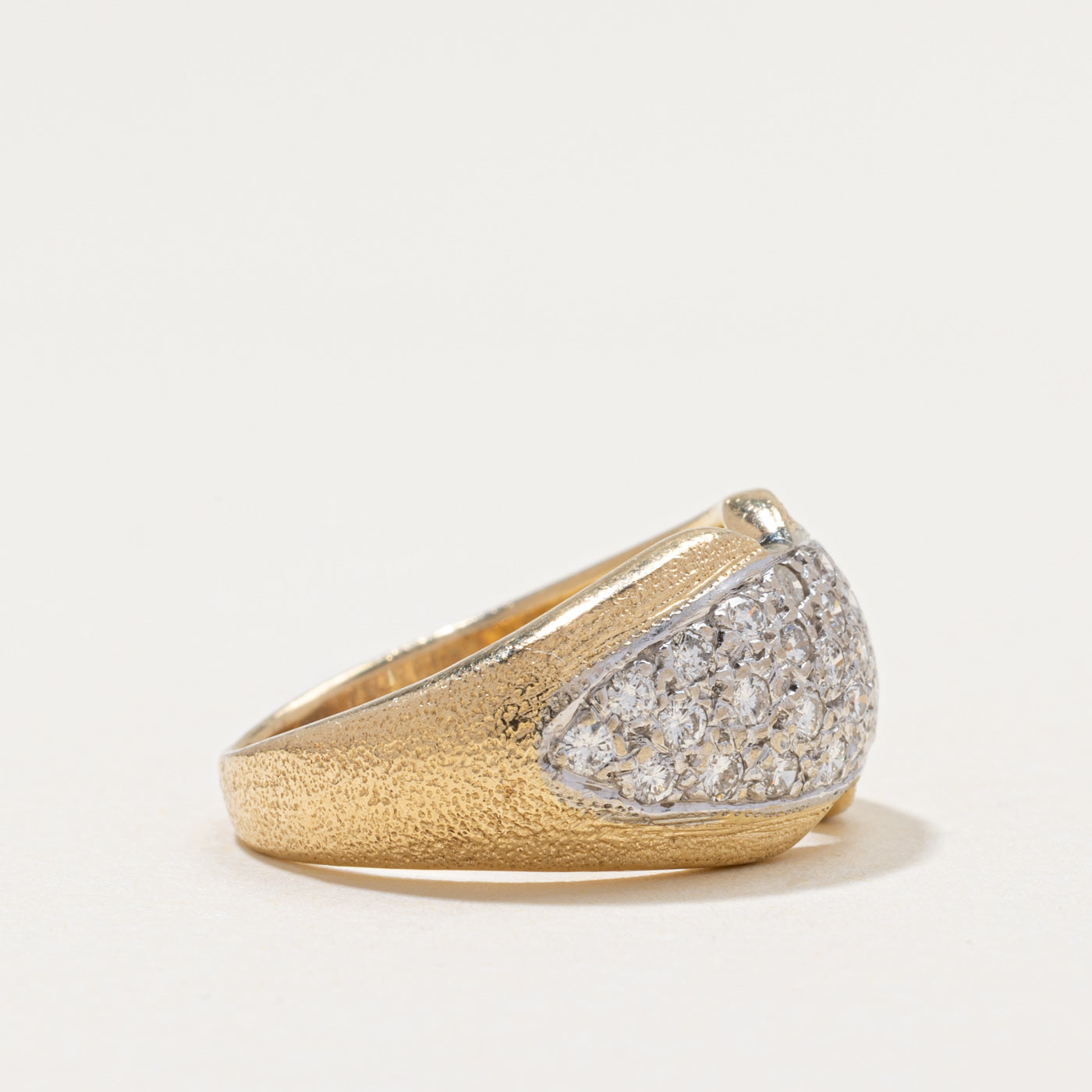 Pavé Set Diamond Chunky Cocktail Ring | 0.60ctw | SZ 5.5