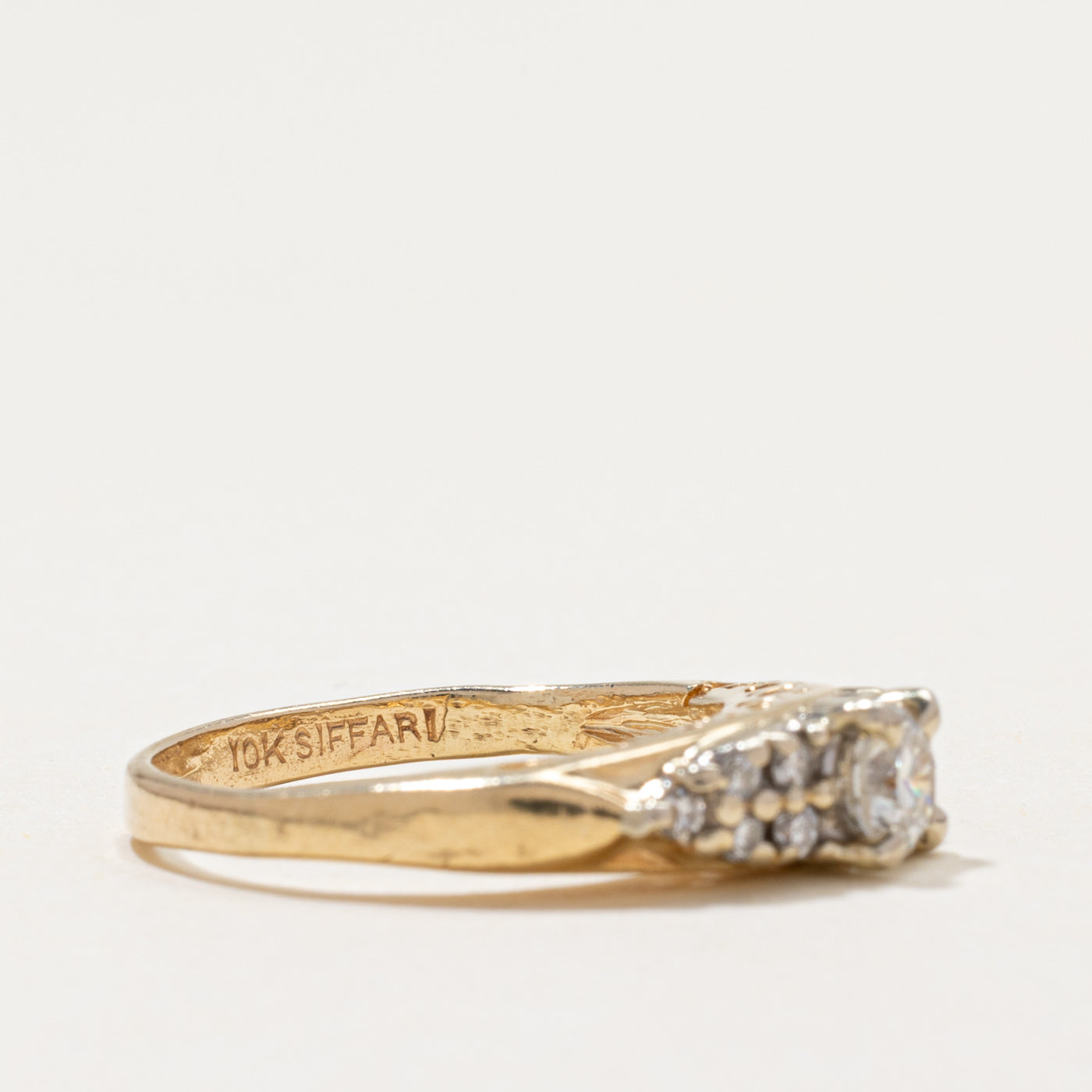 Diamond Accented Engagement Ring | 0.45ctw | SZ 5.25