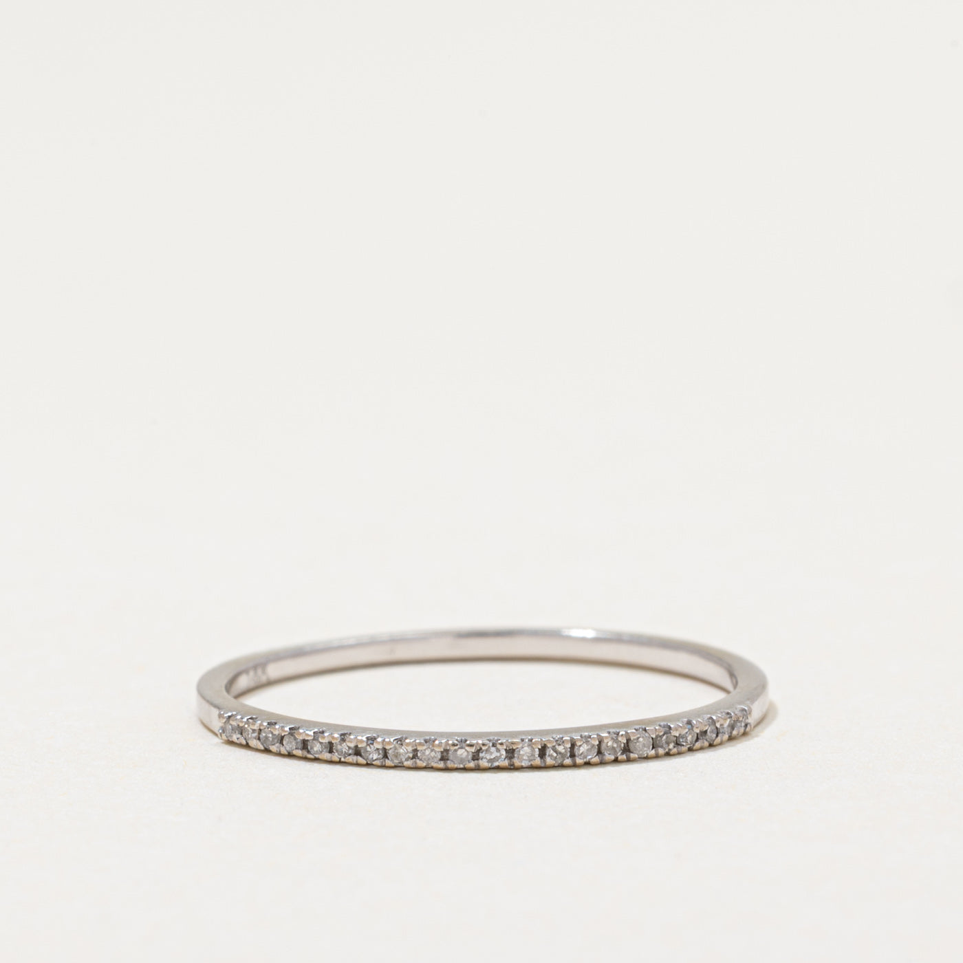 Semi Eternity Diamond Thin Band | 0.05ctw | SZ 8.5