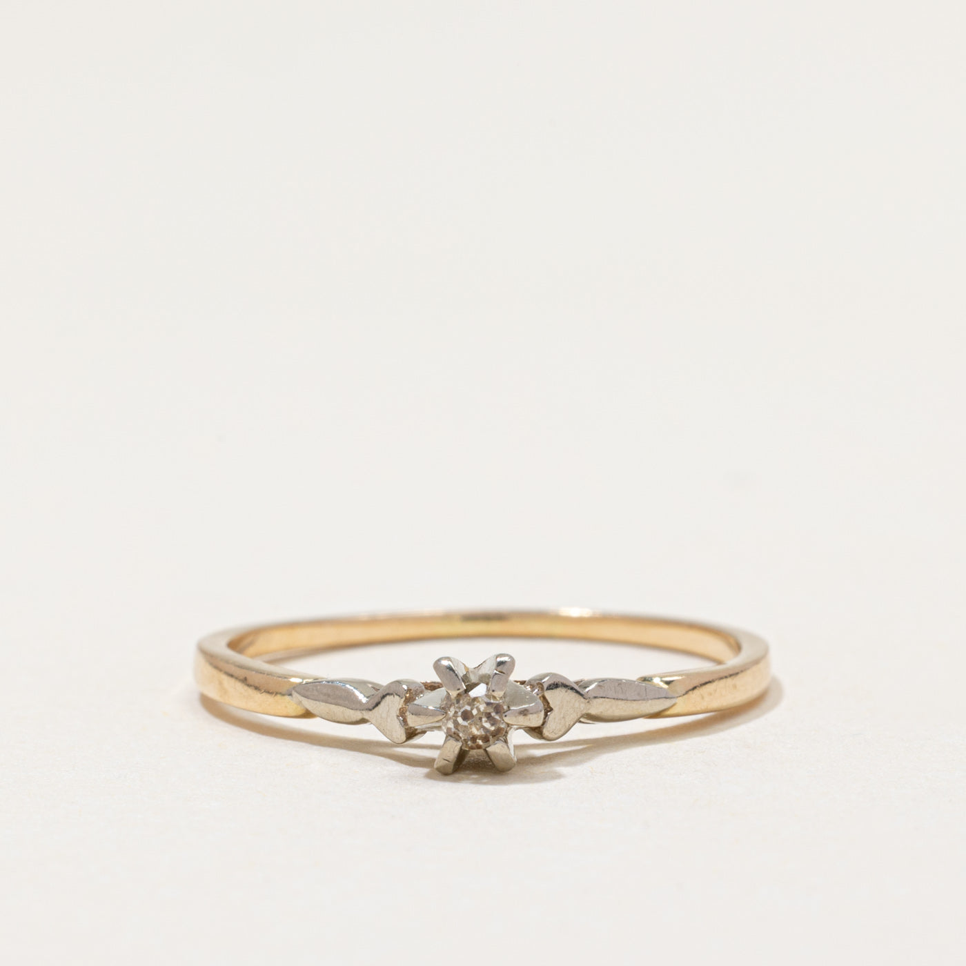 Solitaire Diamond Petite Ring | 0.05ct | SZ 8.75