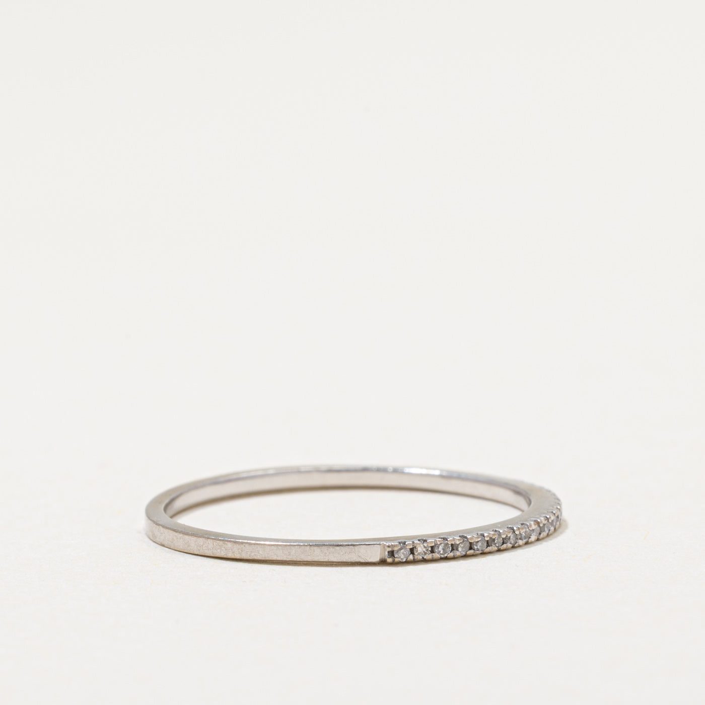 Semi Eternity Diamond Thin Band | 0.05ctw | SZ 8.5