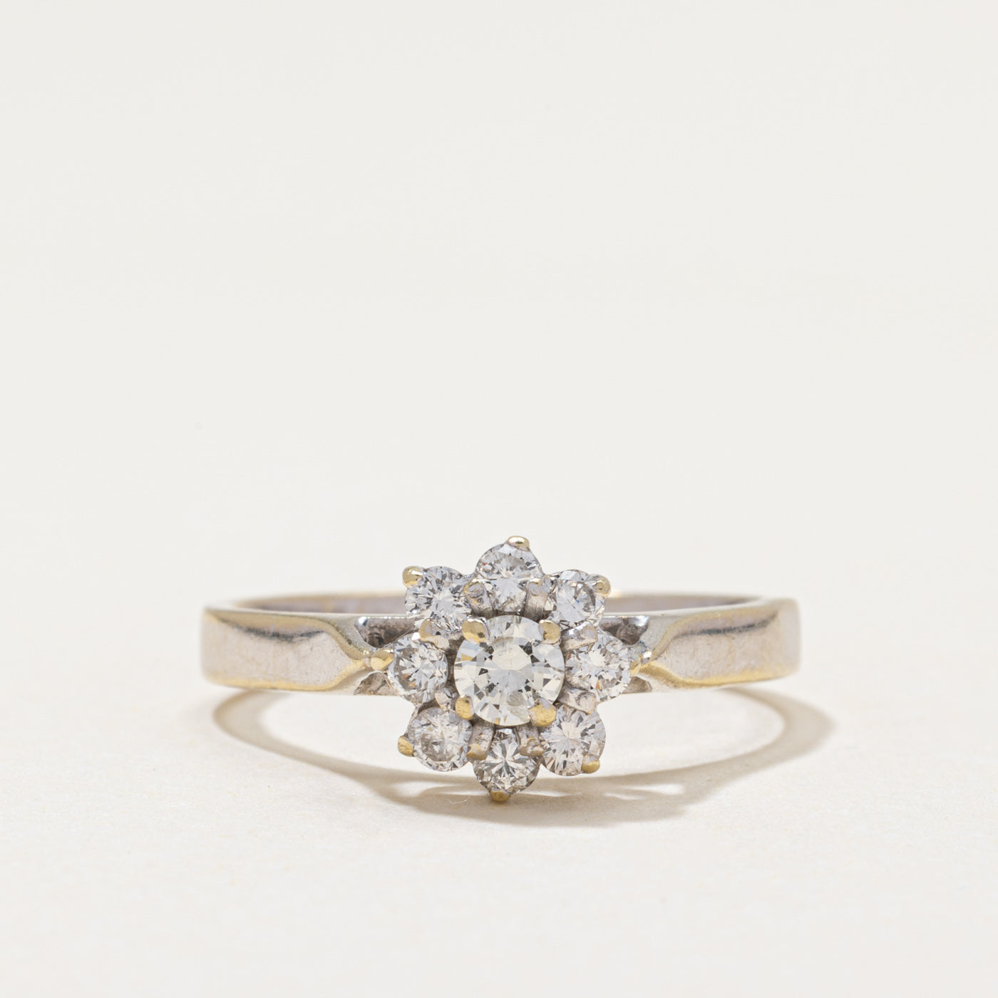 Diamond Petal Ring | 0.50ctw | SZ 8.25