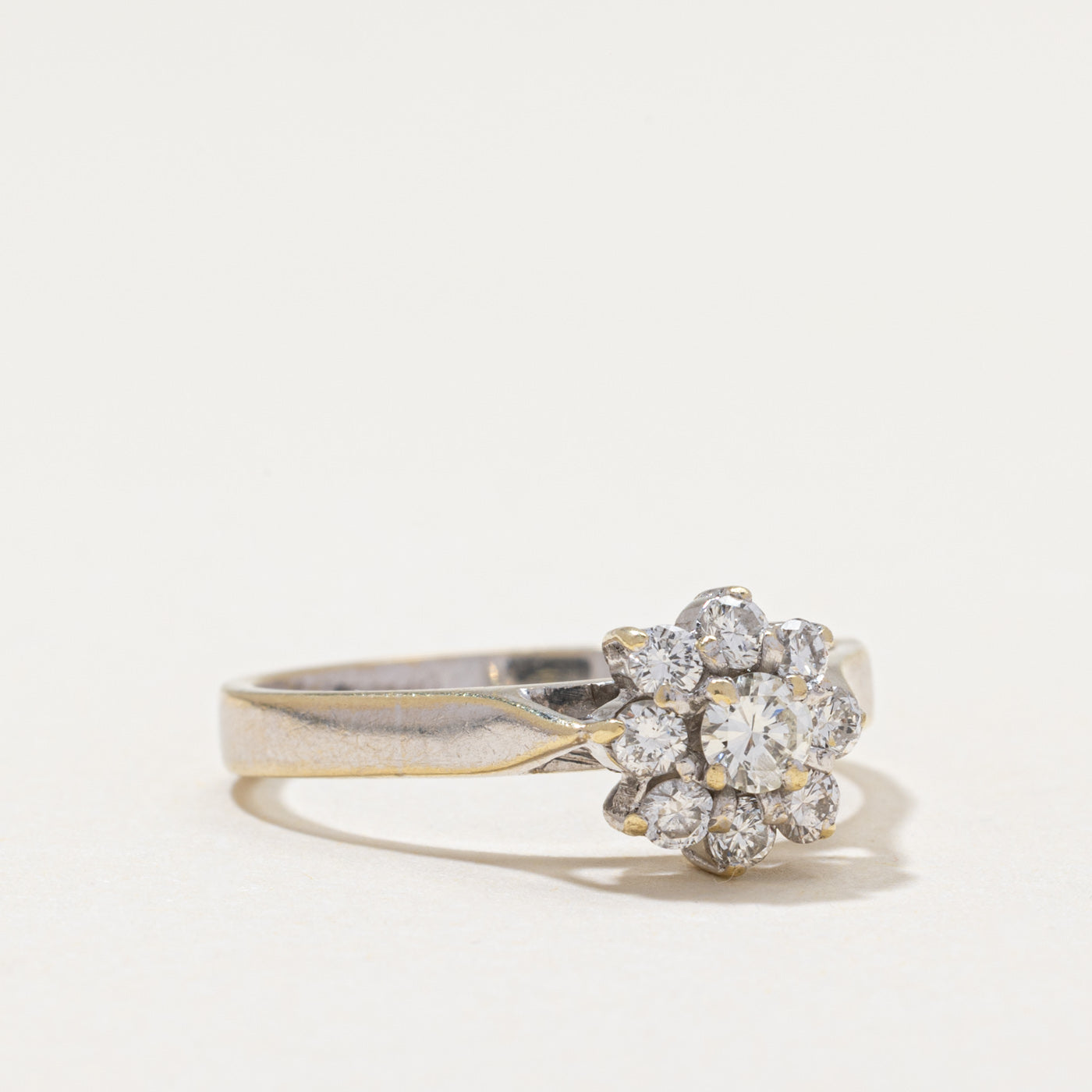 Diamond Petal Ring | 0.50ctw | SZ 8.25