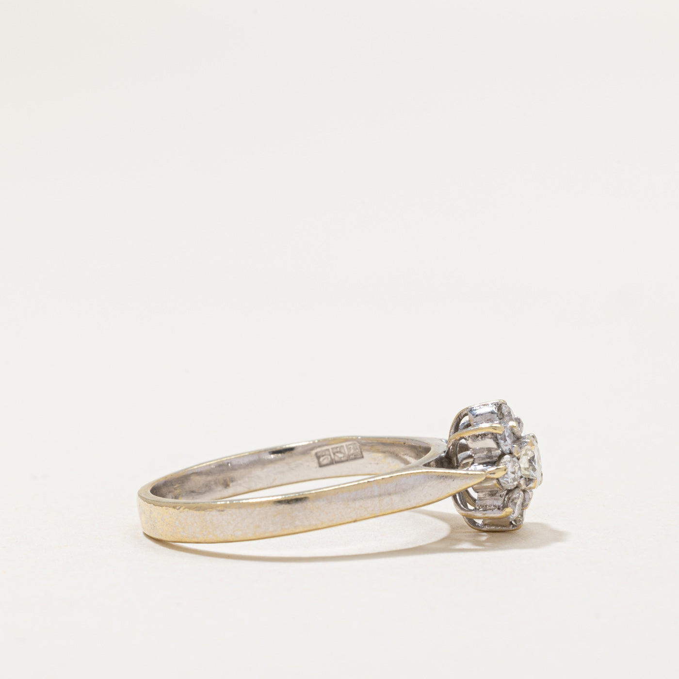 Diamond Petal Ring | 0.50ctw | SZ 8.25