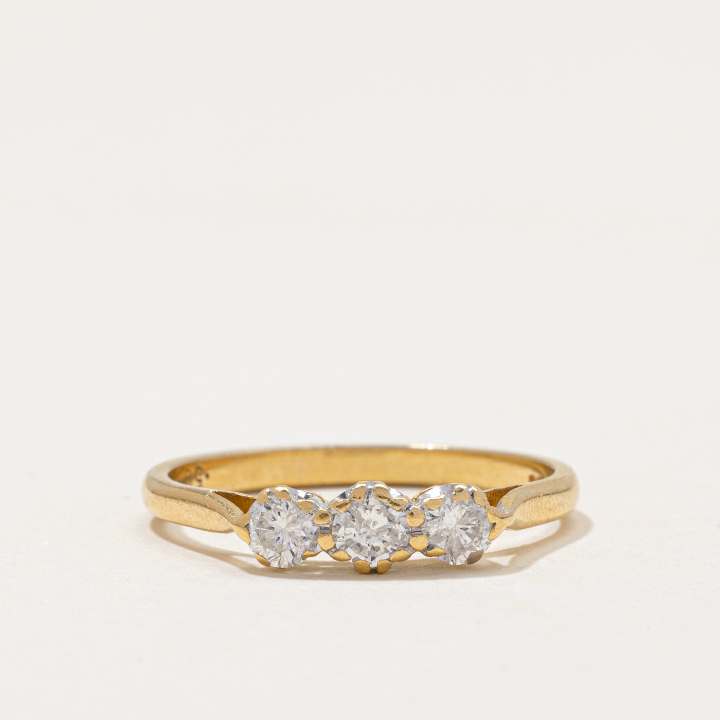 Three Stone Diamond Ring | 0.50ctw | SZ 7.5