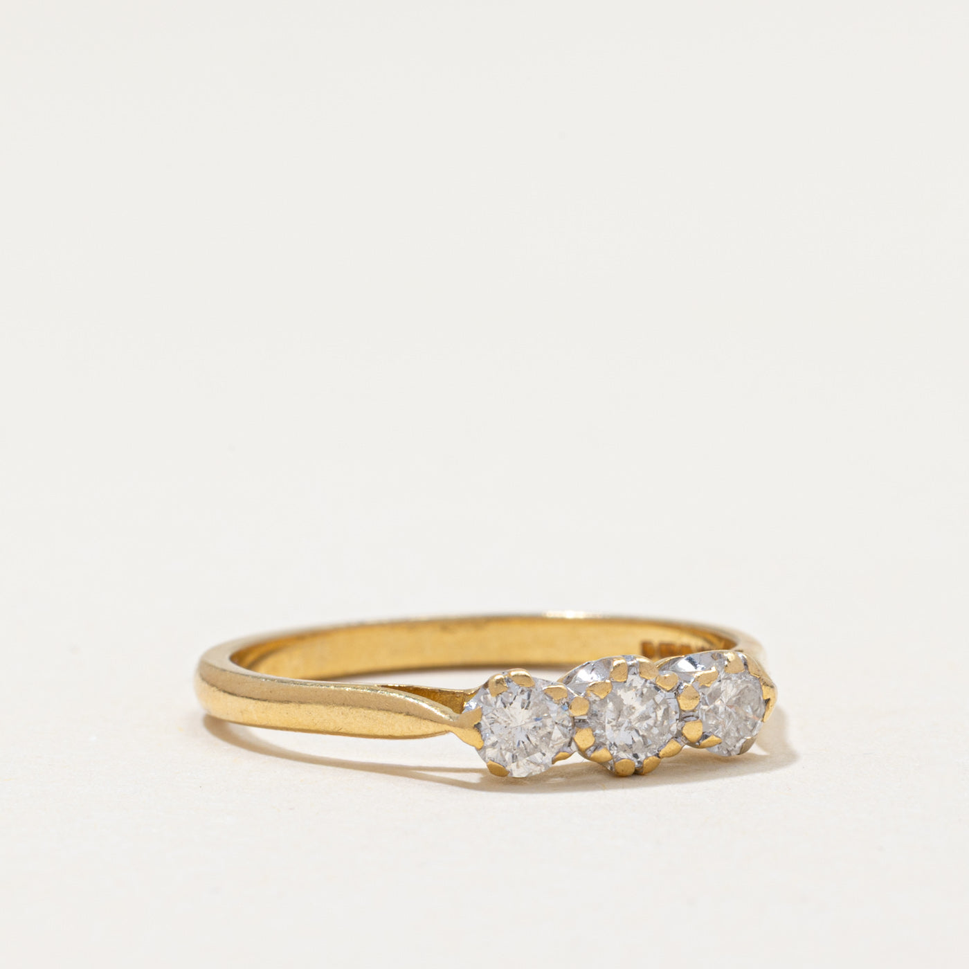Three Stone Diamond Ring | 0.50ctw | SZ 7.5