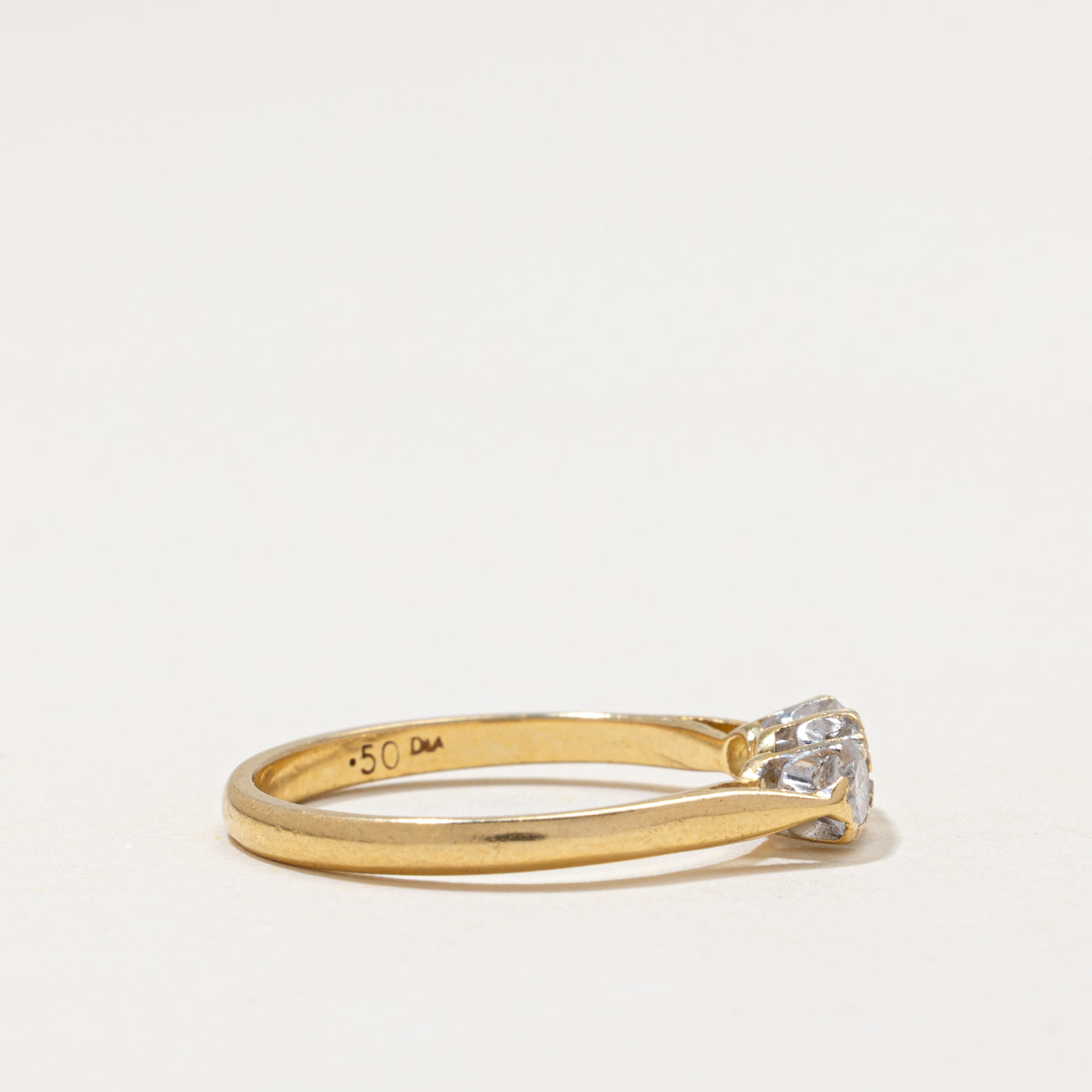 Three Stone Diamond Ring | 0.50ctw | SZ 7.5