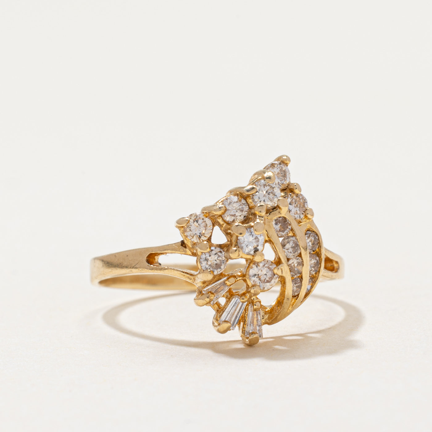 18k Diamond Cocktail Ring | 0.42ctw | SZ 6.75