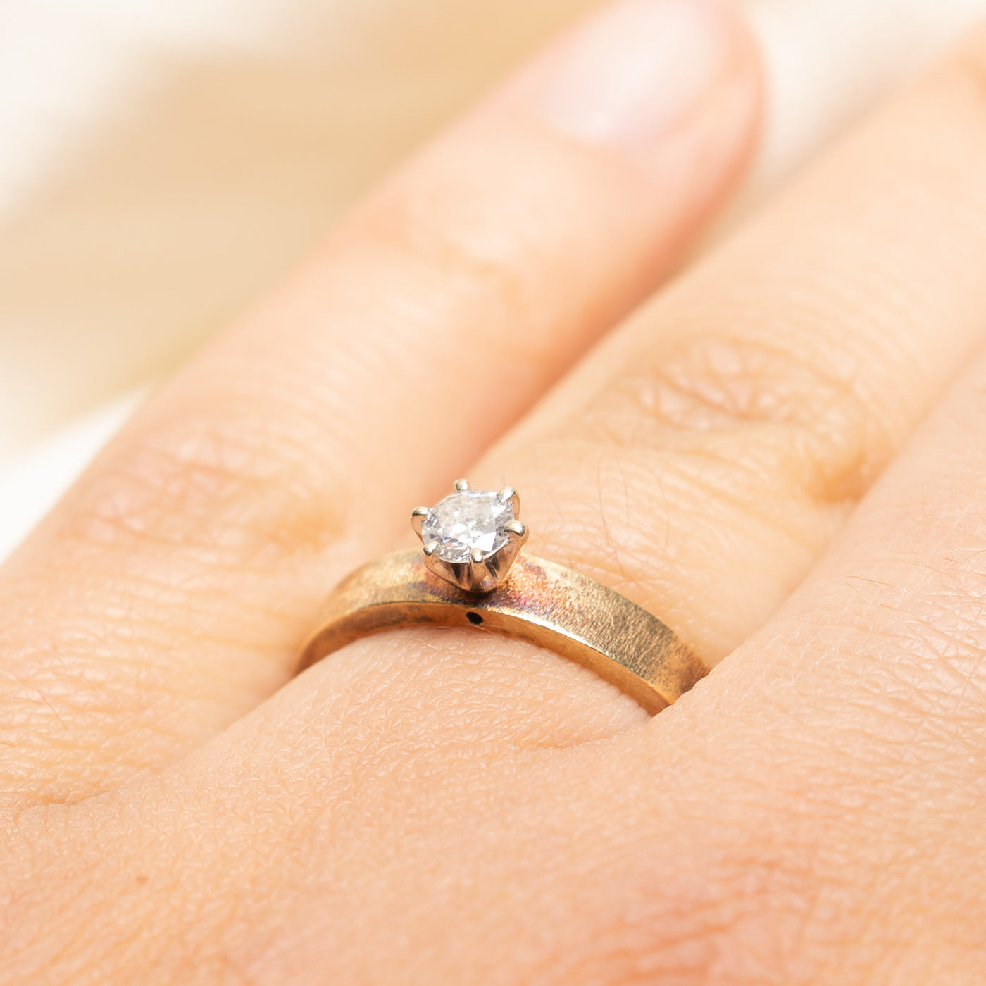 Solitaire Diamond Ring | 0.20ct | SZ 6.5
