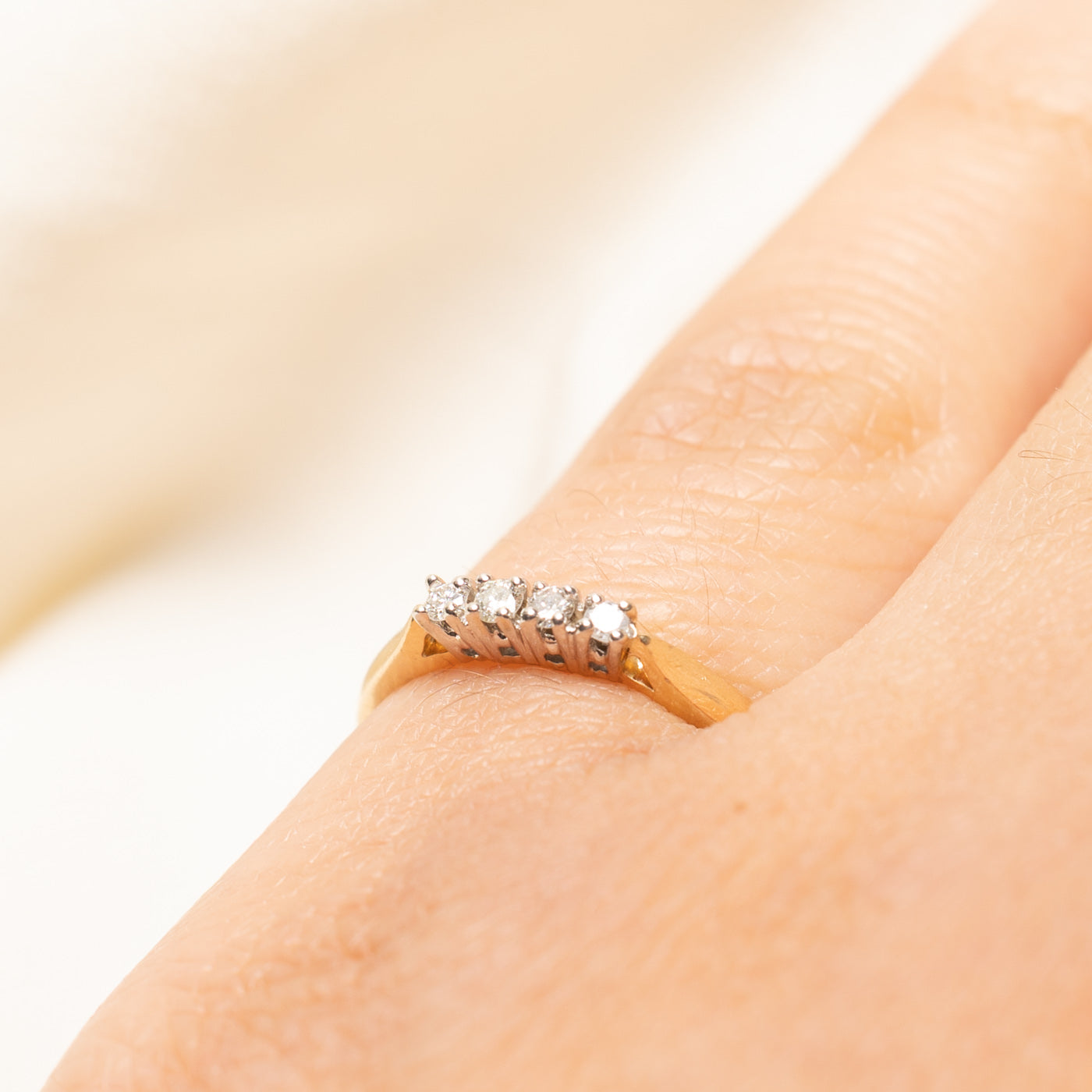 Four Stone Diamond Ring | 0.08ctw | SZ 5