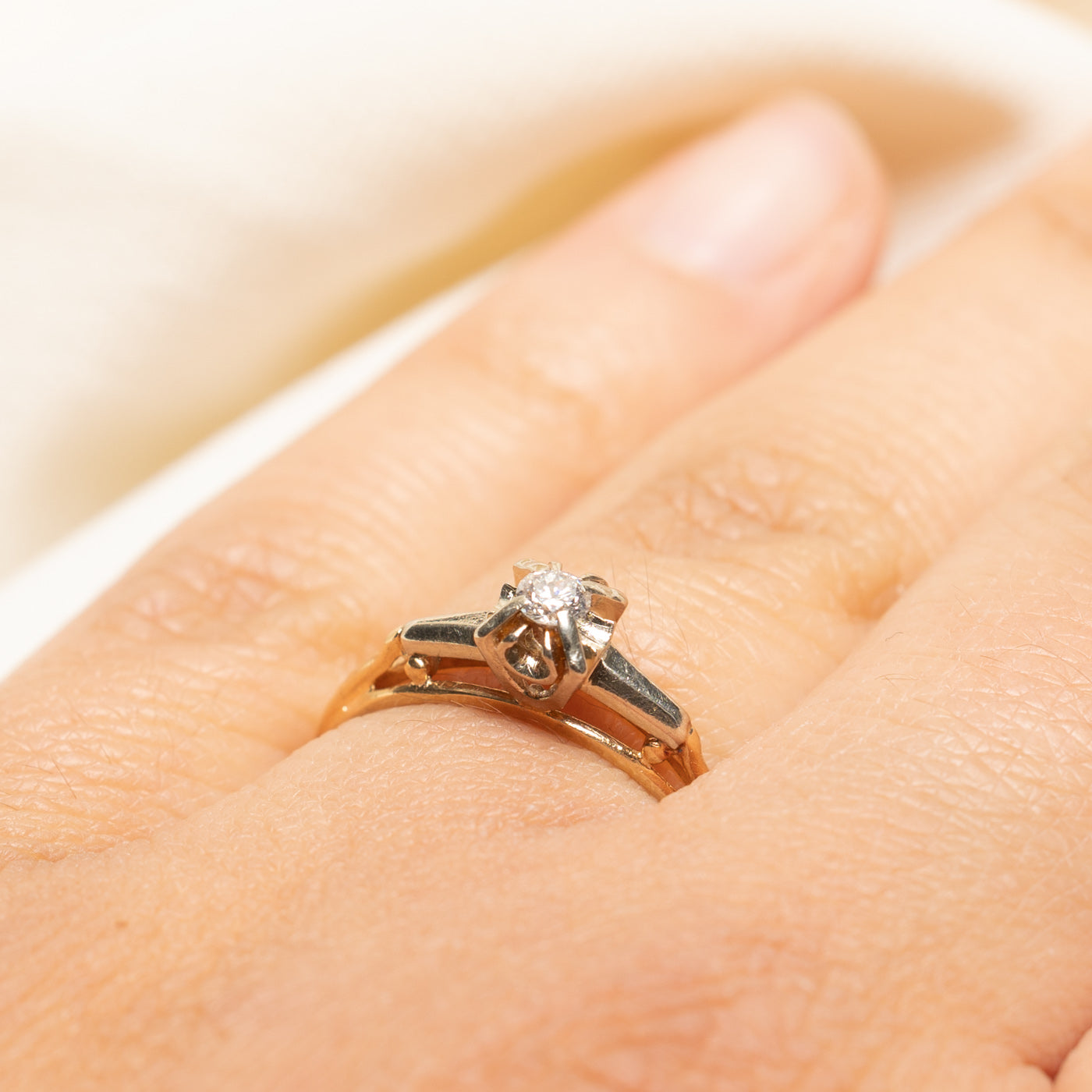Solitaire Diamond Ring | 0.10ct | SZ 6.25