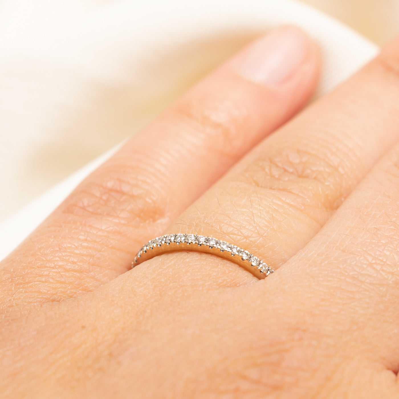 Semi Eternity Diamond Band | 0.14ctw | SZ 6