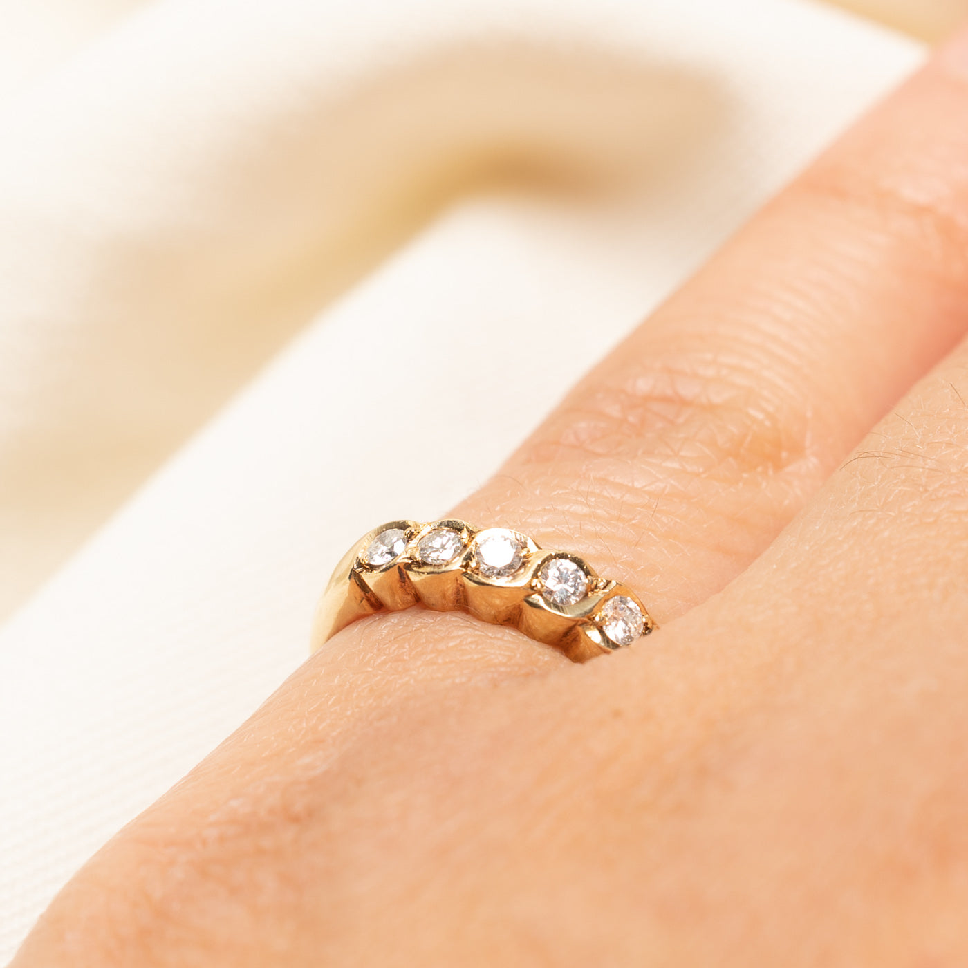Five Stone Diamond Ring | 0.14ctw | SZ 5