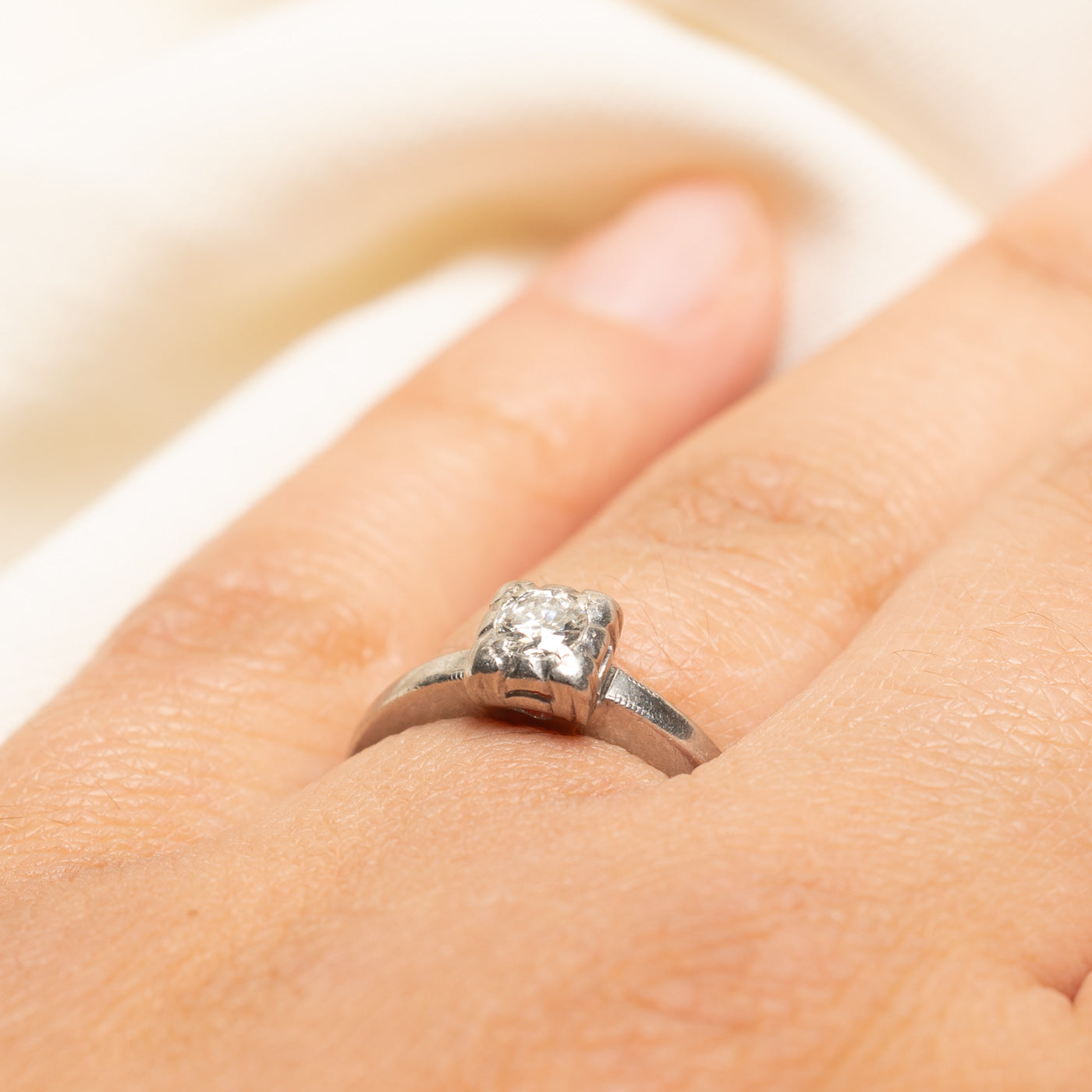 Solitaire Diamond Ring | 0.22ct | SZ 5.75