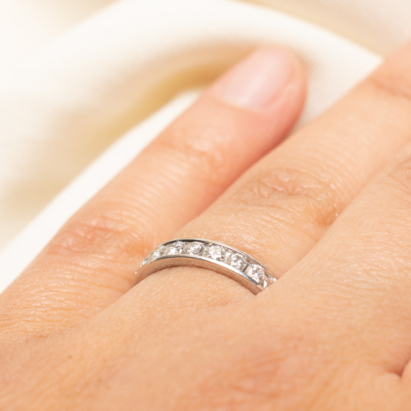 Semi Eternity Channel Set Diamond Band | 0.50ctw | SZ 6.5