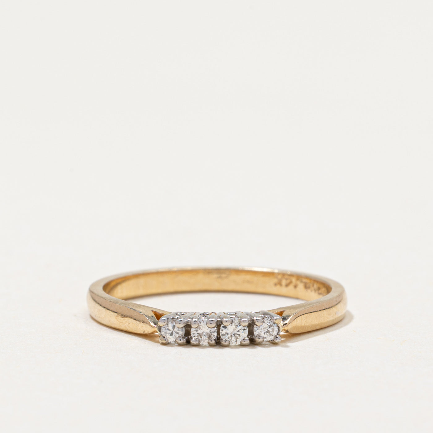 Four Stone Diamond Ring | 0.08ctw | SZ 5