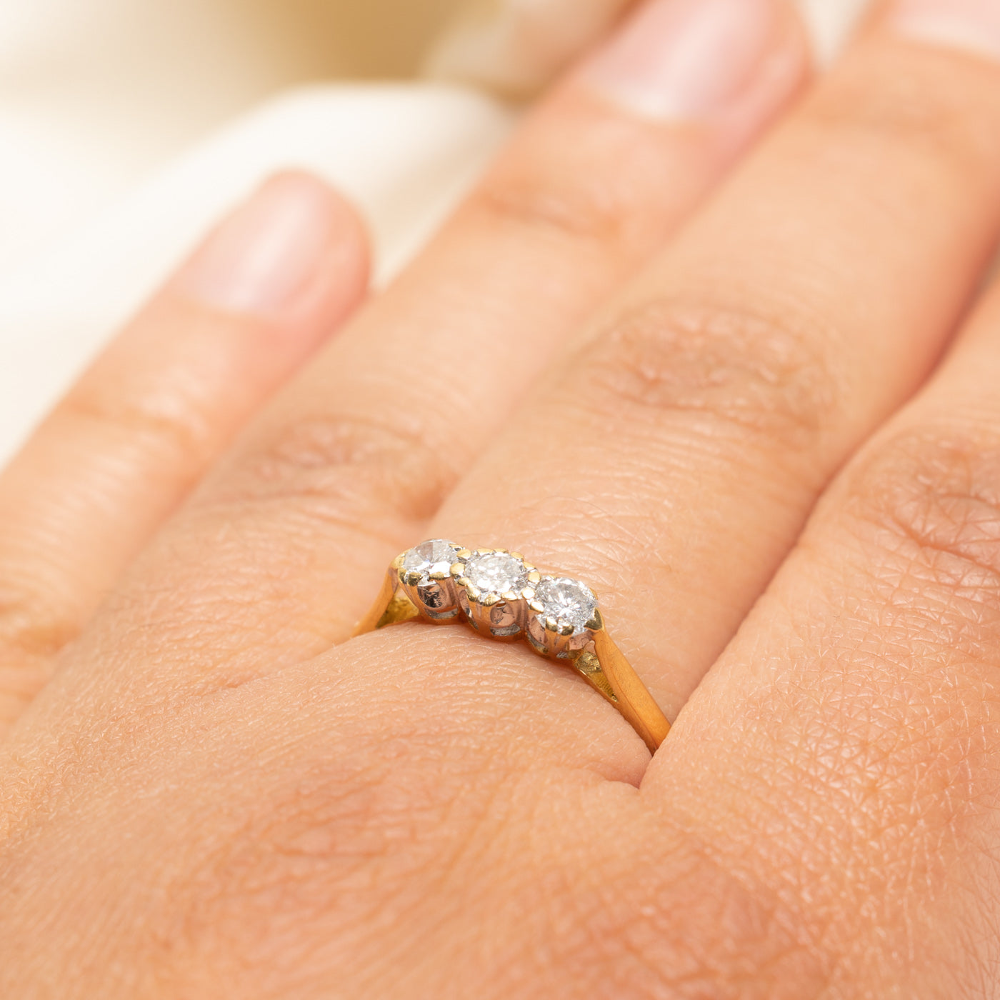 Three Stone Diamond Ring | 0.50ctw | SZ 7.5
