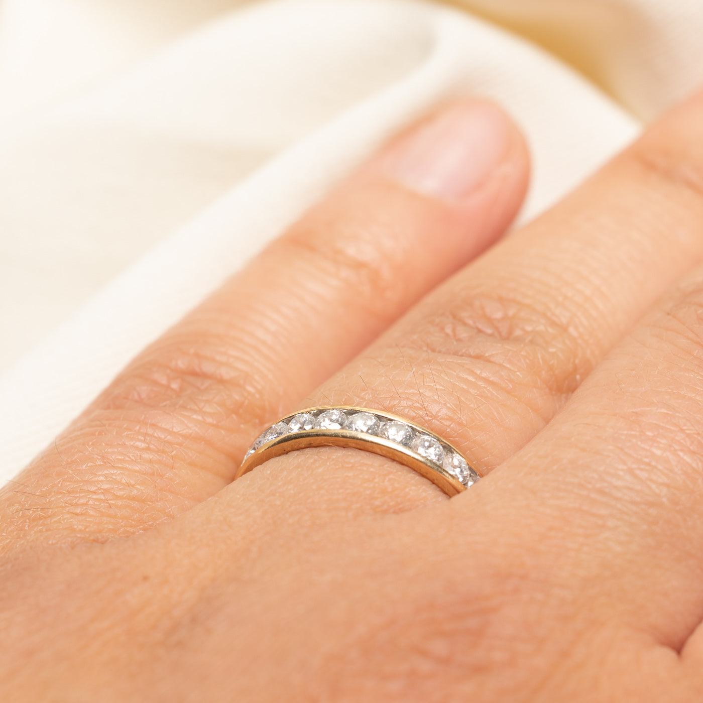 Semi Eternity Channel Set Diamond Band | 0.45ctw | SZ 7