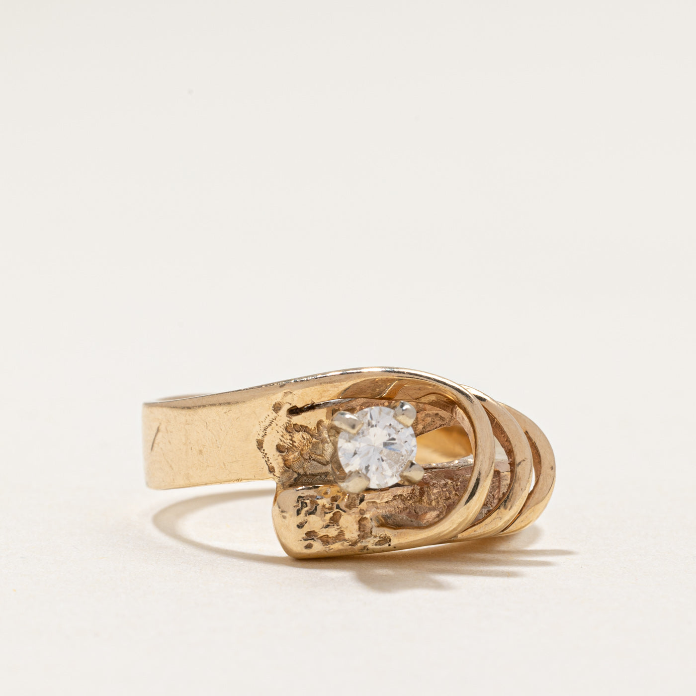 Diamond Abstract Cocktail Ring | 0.25ct | SZ 6.5