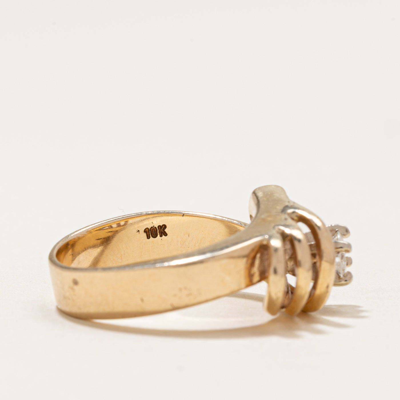Diamond Abstract Cocktail Ring | 0.25ct | SZ 6.5