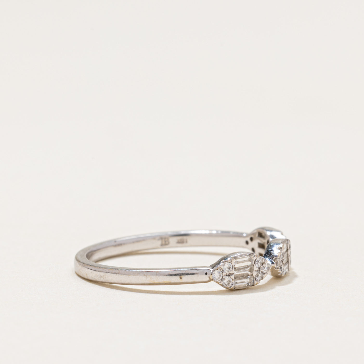 18k Diamond Marquise Cluster Ring | 0.28ctw | SZ 6.5